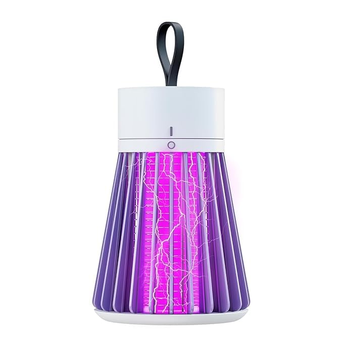 Premium Electric Mosquito Killer Lamp with UV Light - Indoor Fly & Mosquito Trap for Home, Bedroom, Kitchen | Advanced Mosquito Catcher & Insect Zapper | Safe & Chemical-Free Bug Control for Night Use