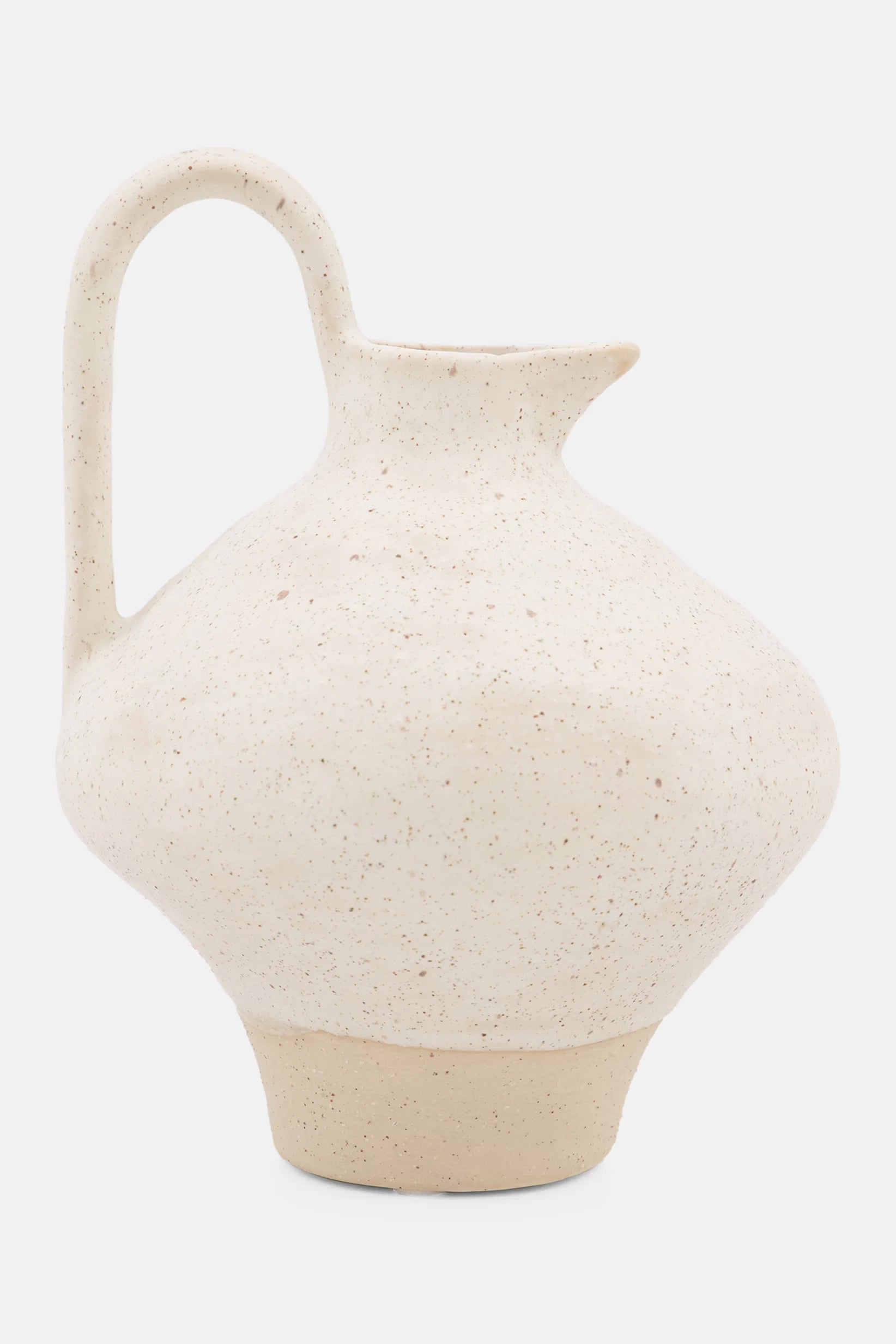 Umbria Pitcher with Tall Handle - Elegant Glass Water Pitcher for Iced Tea, Lemonade & Beverages - Perfect for Parties, Dining & Home Decor