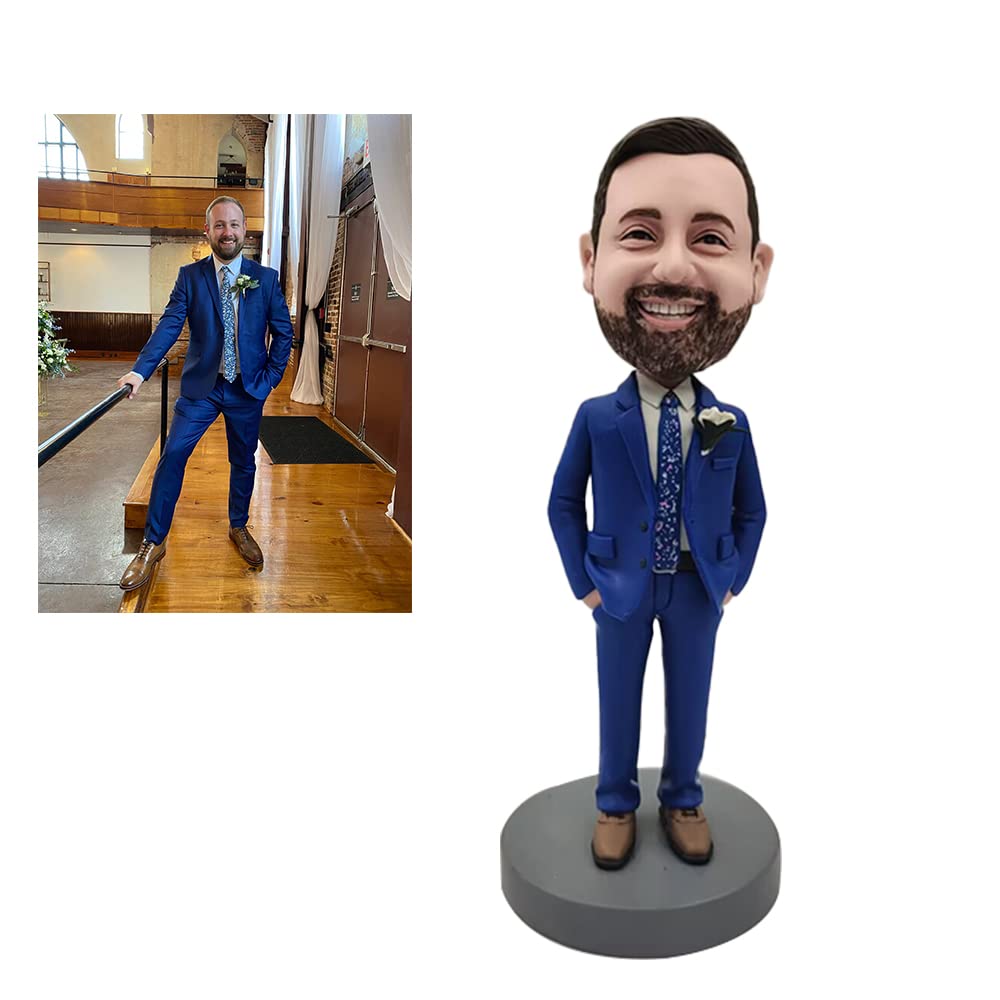 Custom Career Bobblehead - Personalized Husband Birthday Gift & Office Boss Present - Perfect for Anniversaries, Retirement, Promotions & Desk Decor