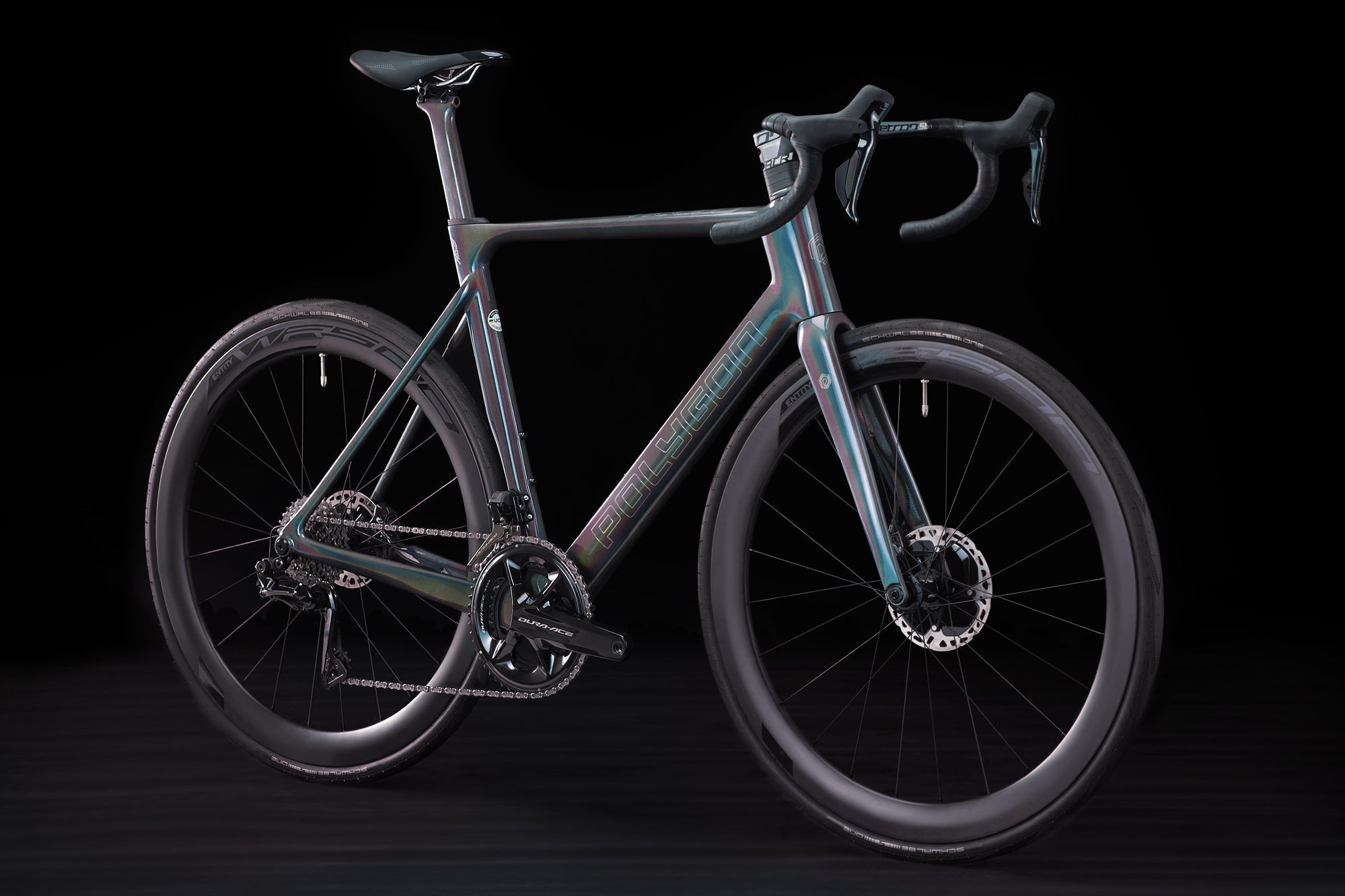 Polygon Helios A9X Dura Ace Di2 Carbon Road Bike - Lightweight & Fast Performance Bicycle for Racing & Endurance Cycling | Perfect for Road Racing, Triathlons & Long-Distance Rides