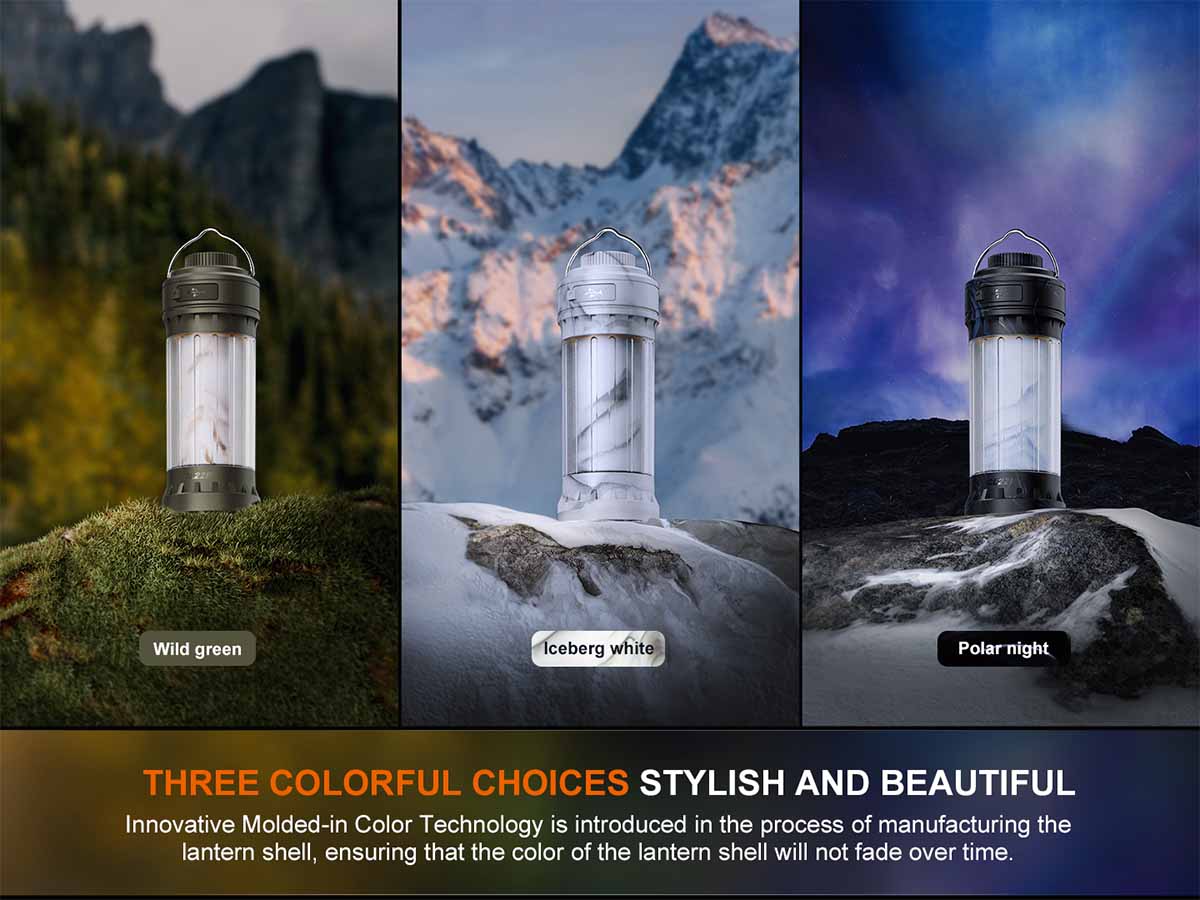 Fenix CL22R Rechargeable Camping Lantern - 500 Lumens, USB-C Charging, Waterproof Outdoor Light for Hiking, Emergency, Power Outages & Backpacking
