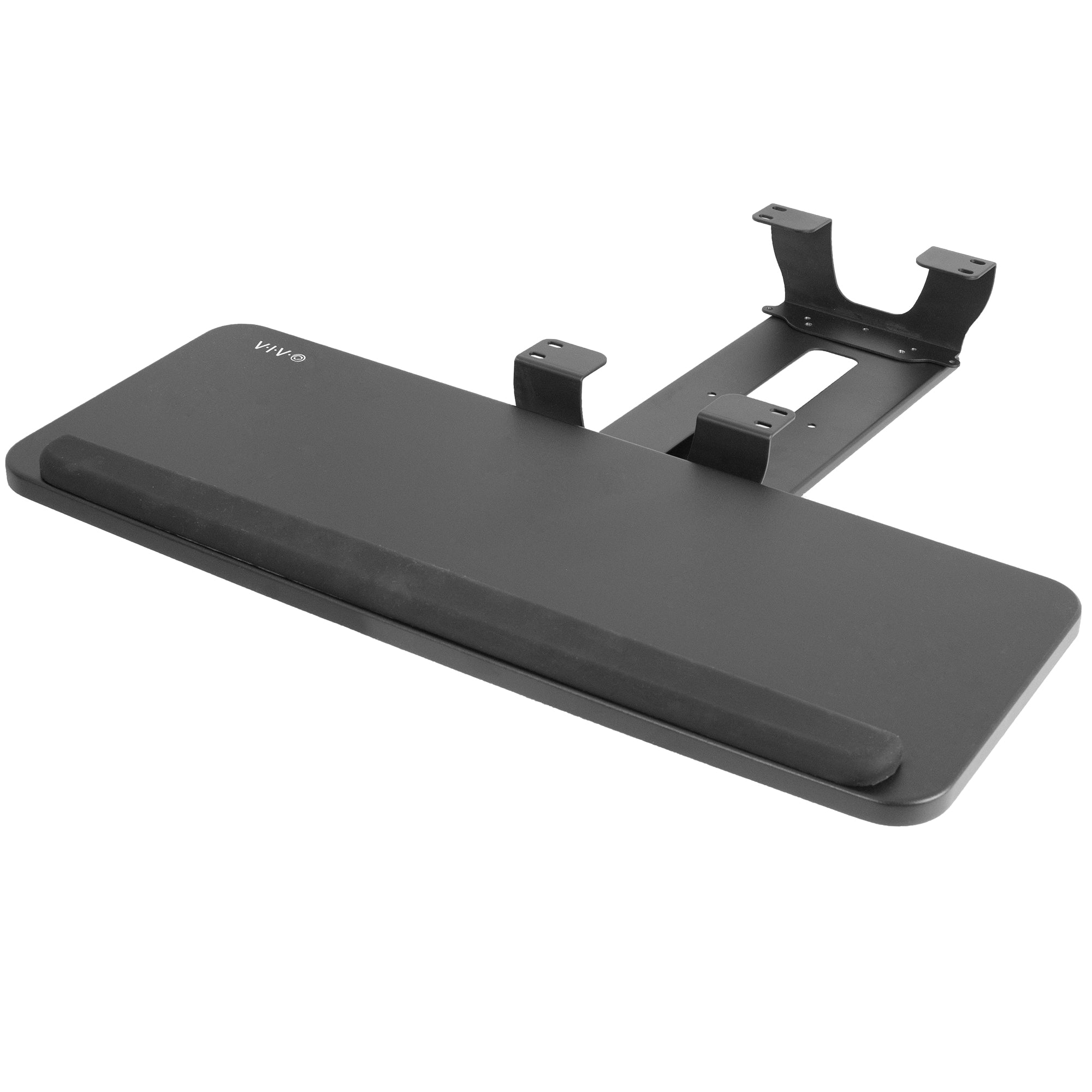 Ergonomic Under Desk Keyboard Tray with Adjustable Spacer Brackets - Perfect for Home Office & Gaming Setup