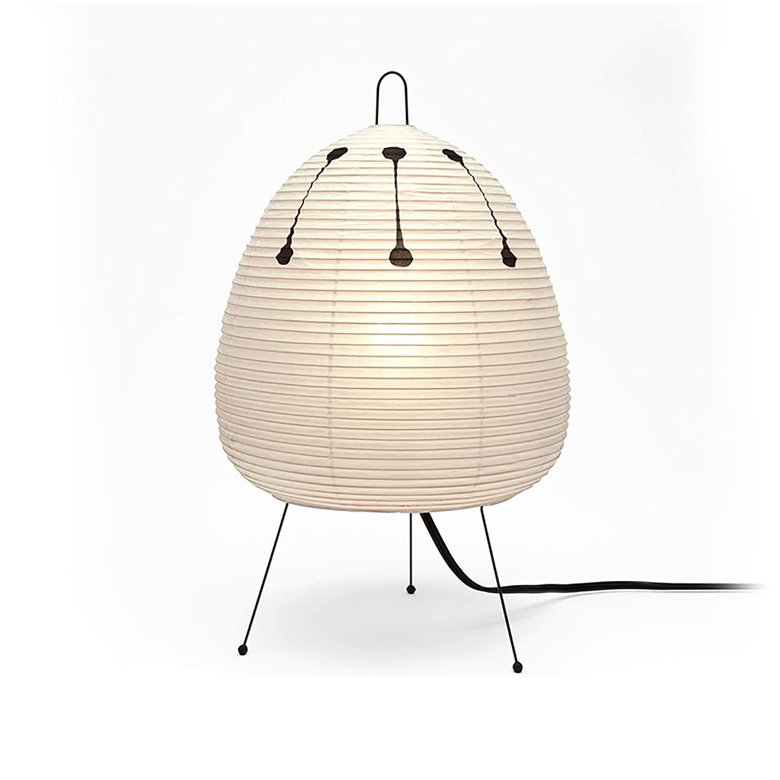 Japanese Style Modern Floor Lamp with Rice Paper Shade - Adjustable Standing Lamp with Power Switch Button for Living Room, Bedroom, Office Lighting | Warm Ambient Light for Reading, Relaxation & Home Decor (Color: B)