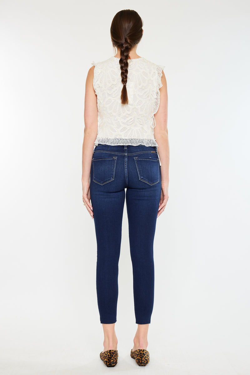 **Stylish Cypress Mid Rise Ankle Skinny Jeans for Women – Trendy Stretch Denim Pants for Casual & Everyday Wear**