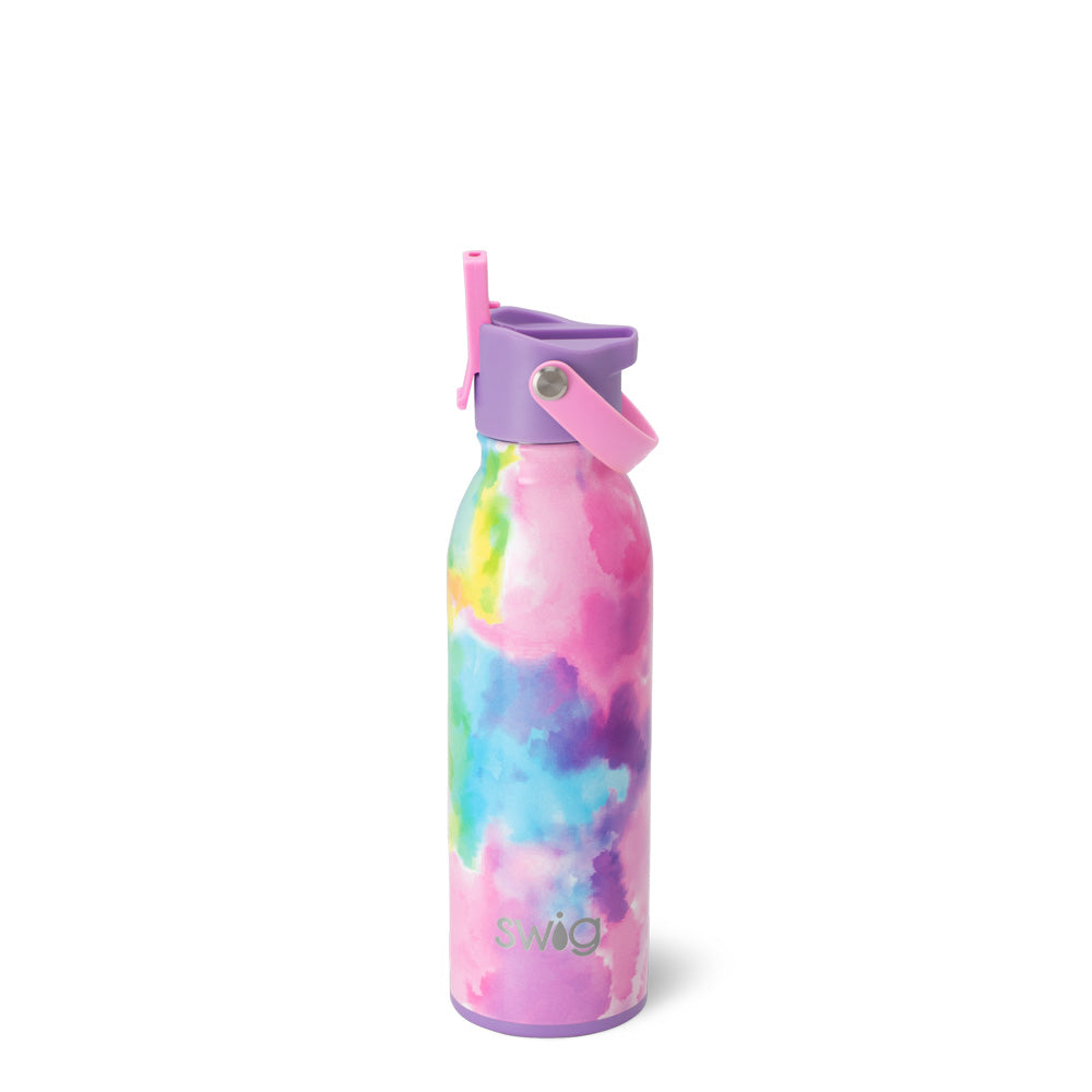 Cloud Nine Flip + Sip Leak Proof Water Bottle 16oz - Insulated Stainless Steel Tumbler for Hot & Cold Drinks, Perfect for Gym, Office, Hiking & Travel