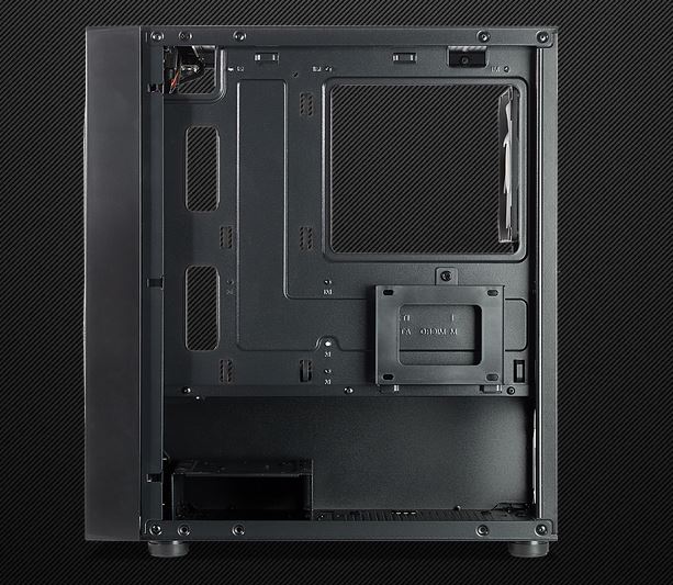 Premium Forge M2 Tempered Glass mATX PC Case with 3 x 12cm ARGB Fans - Compact Gaming PC Build, High Airflow Design for Home & Office Setup