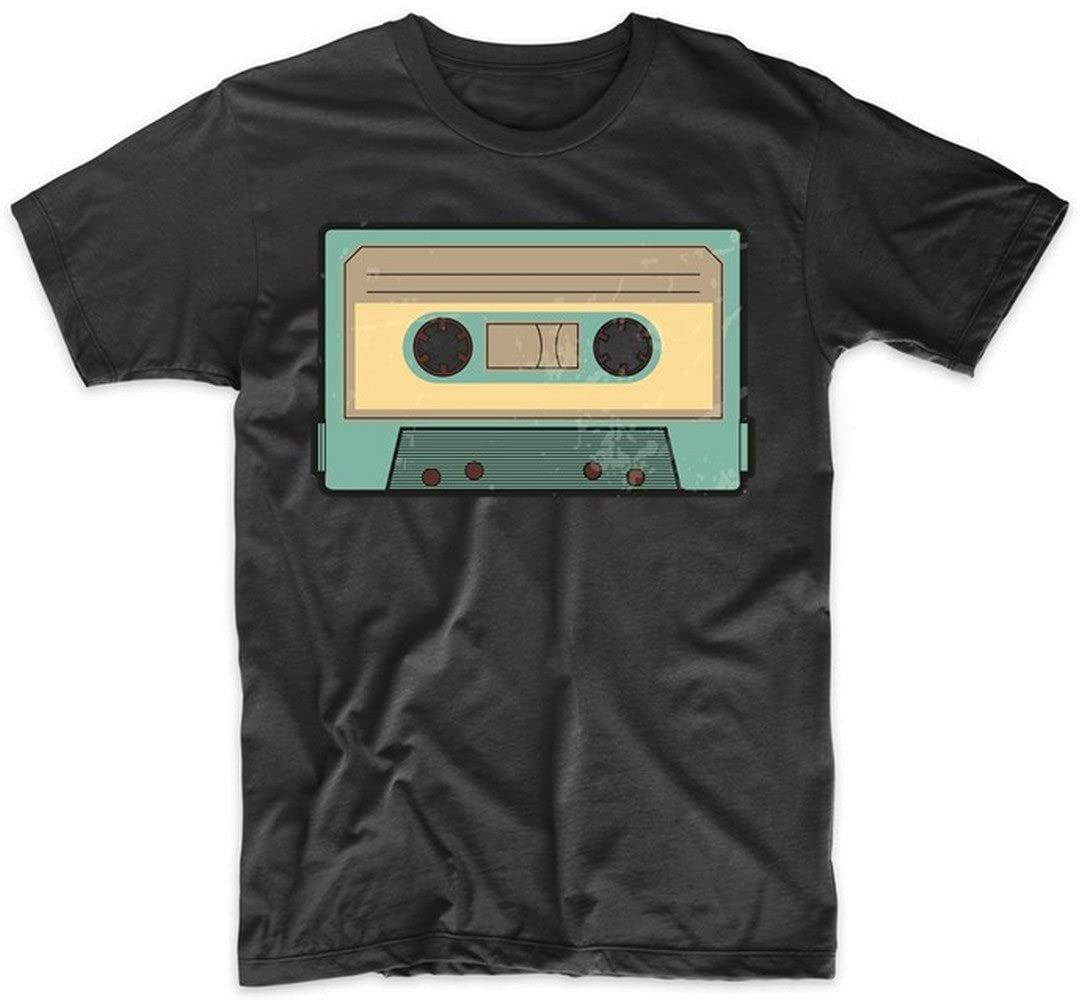 Vintage Retro Cassette Tape Music T-Shirt for Men & Women - 80s 90s Nostalgic Graphic Tee - Perfect for Concerts, Parties & Casual Wear