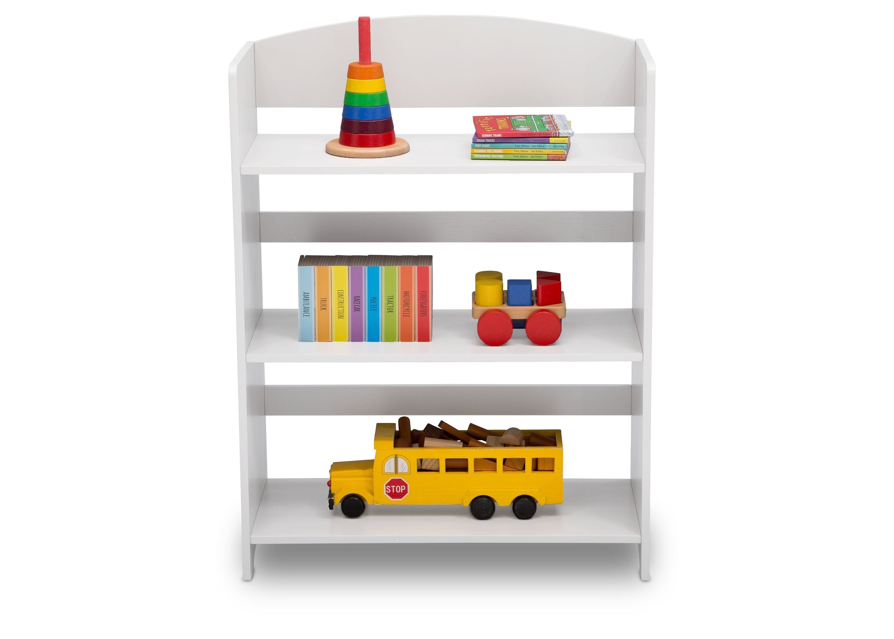 MySize Bookshelf - Adjustable & Modern Wooden Bookshelf for Home, Office, or Kids Room - Perfect for Organizing Books, Toys, and Decor