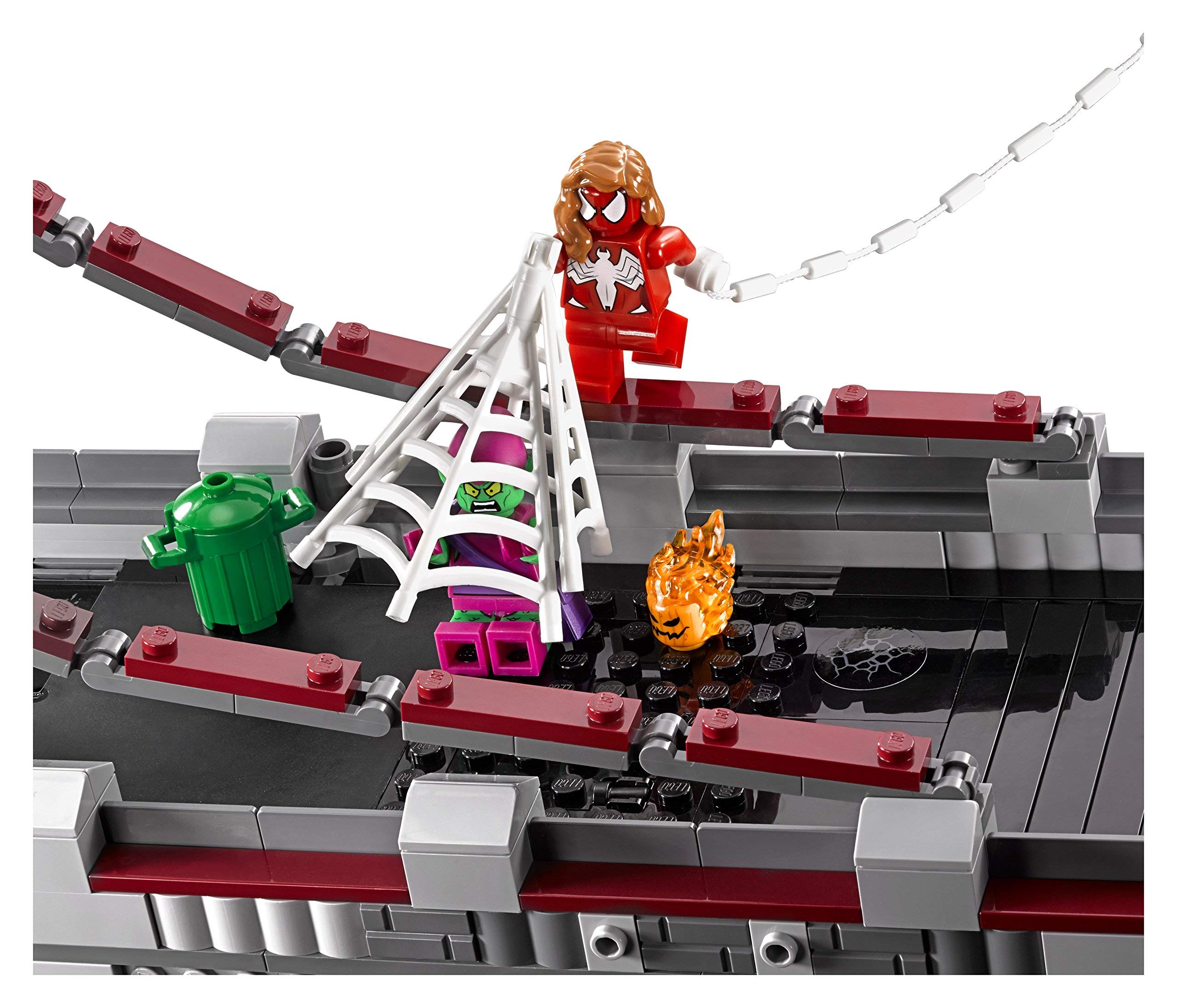 LEGO Marvel Super Heroes Spider-Man: Web Warriors Ultimate Bridge 76057 Building Set - Spiderman Toy for Kids & Collectors | Creative Play, Superhero Battles, Gift Idea for Marvel Fans