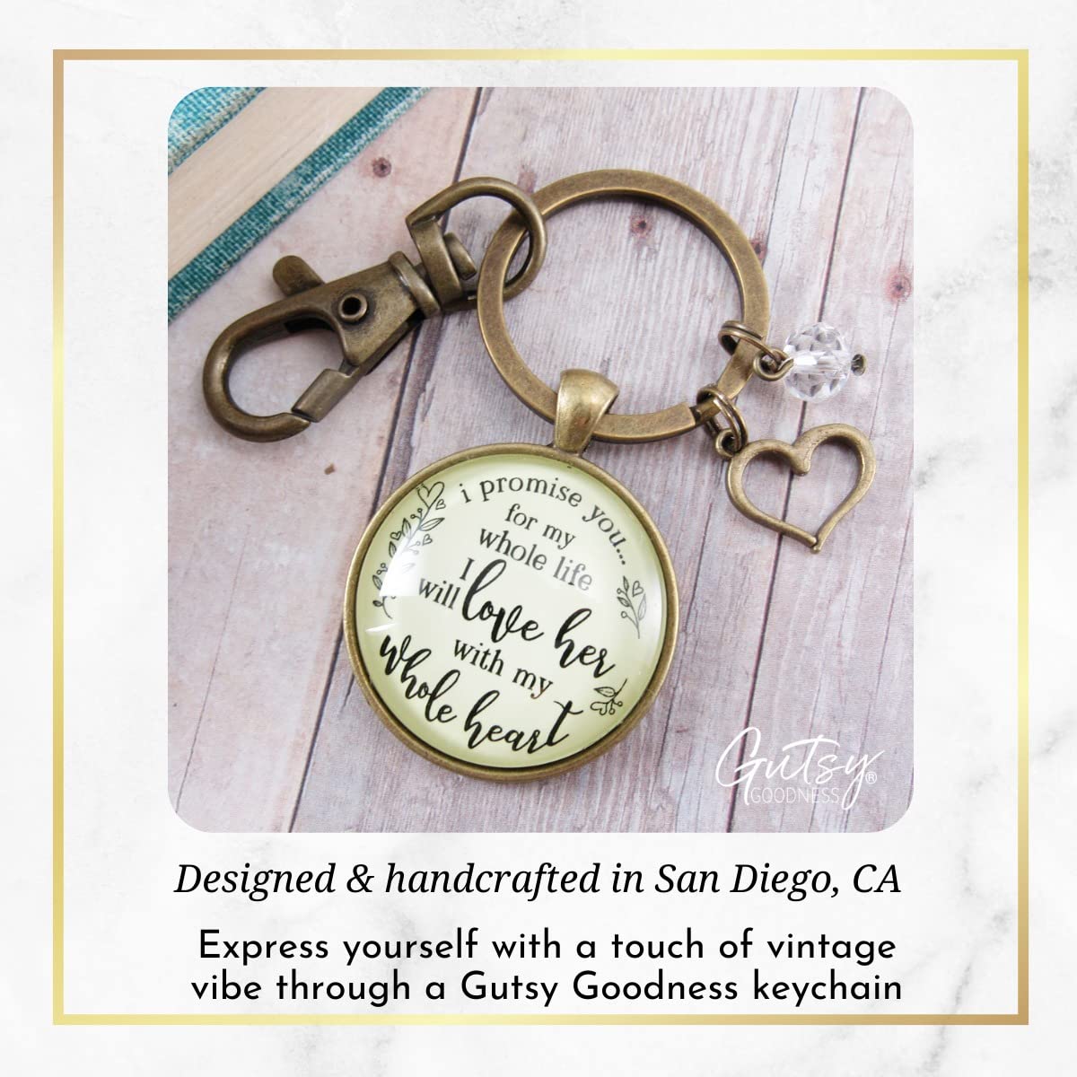 Funny Mother-in-Law Keychain - 'I Promise To Love Her' Wedding Gift for Groom - Stainless Steel Jewelry Keepsake - Perfect for Bridal Shower, Rehearsal Dinner & Anniversary Gifts
