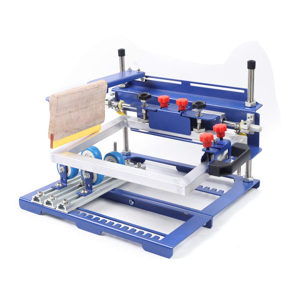 170mm Manual Screen Printing Machine for Cylindrical & Conical Bottles - DIY Tumbler, Cup, and Container Printing Press - Perfect for Home Businesses and Craft Projects