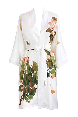 Peony & Butterfly - White
