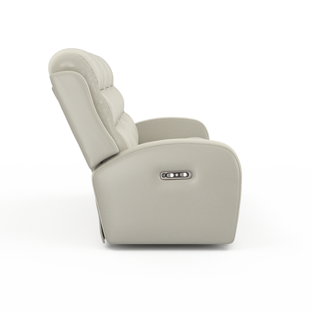 Cass Dual Power Reclining Sofa - Electric Lift Recliner with USB Charging & Massage, Modern Comfort for Living Room, Home Theater, and Office (Brown)