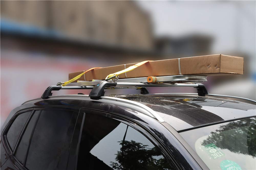 2-Piece Silver Roof Rack Cross Bars Compatible with KIA Sorento 2015-2021 - Heavy Duty Cargo Carrier for Luggage, Bags & Outdoor Gear - Perfect for Road Trips, Camping & Adventure Travel