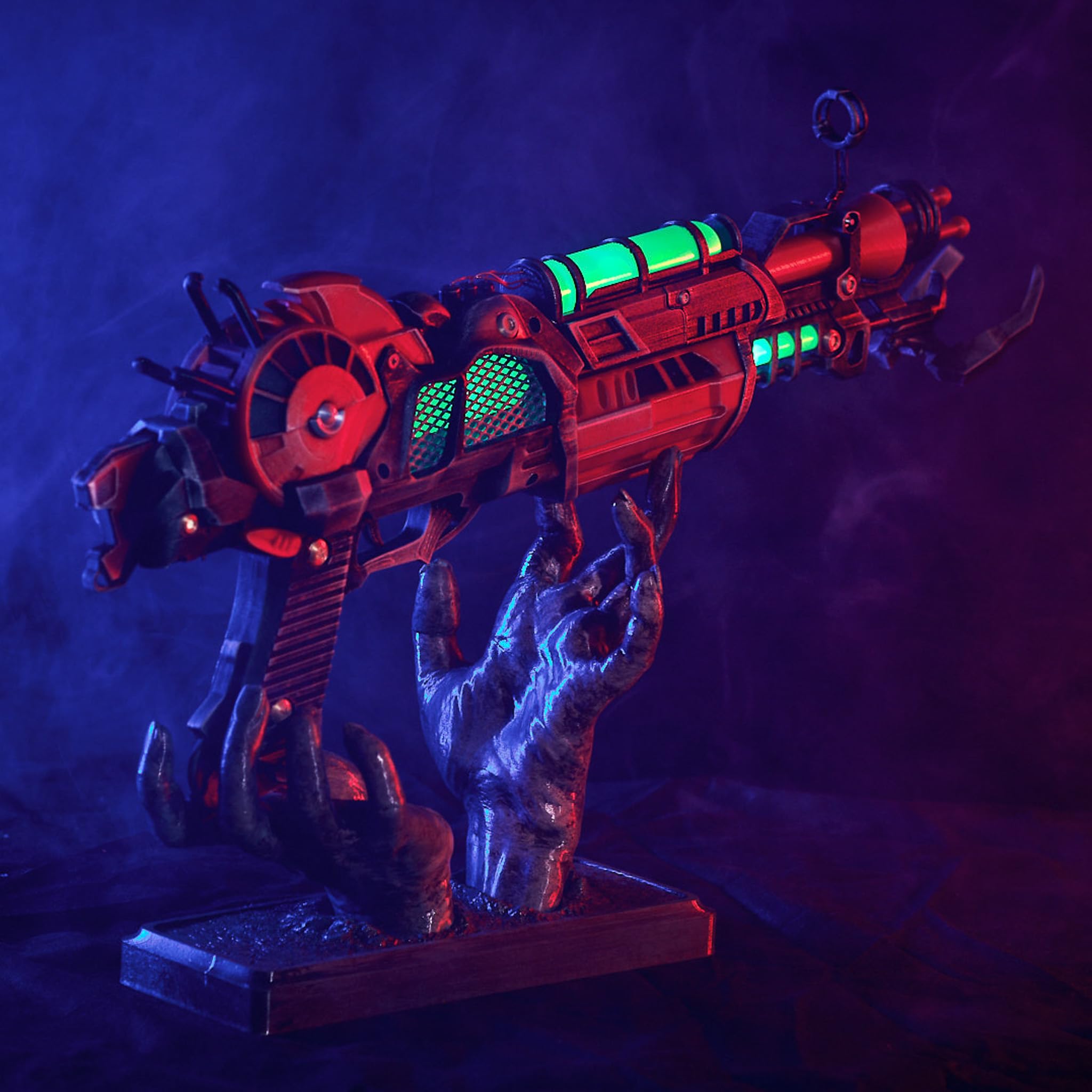 Ray Gun Mark 2 LED Lights Replica - Call of Duty Zombies Prop for Cosplay & Collectors | Perfect for Gaming Events, Halloween Costumes & Display Collections (Stand Not Included)