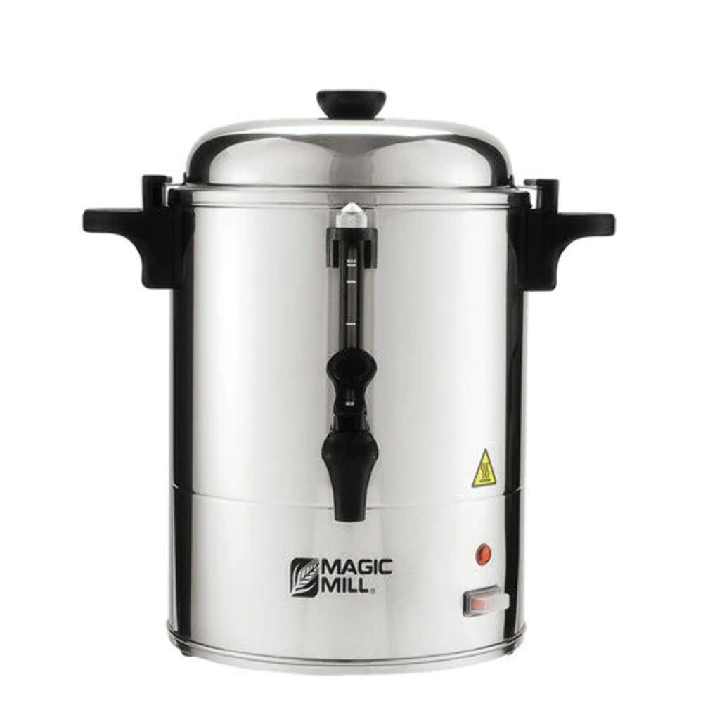Magic Mill 25-Cup Electric Hot Water Boiler - Fast Heating Kettle for Coffee, Tea & Instant Noodles - Perfect for Office, Home & Restaurant Use