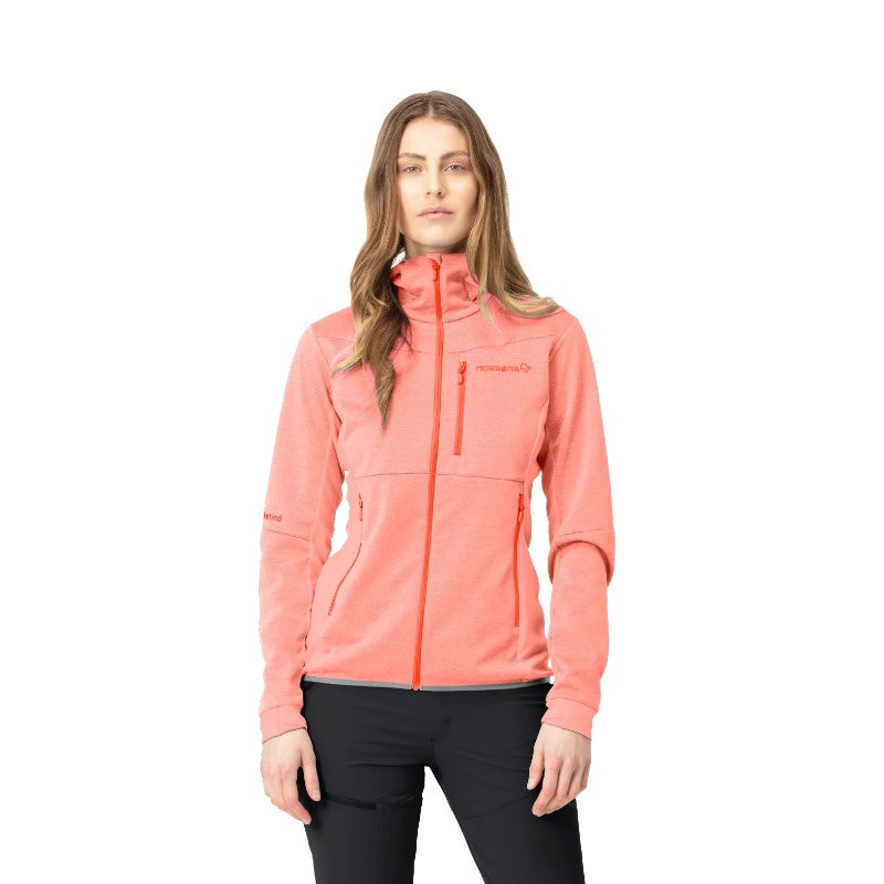 Norrona Falketind Warm2 Octa Hood Jacket for Women - Lightweight Insulated Winter Jacket for Hiking, Skiing & Outdoor Adventures