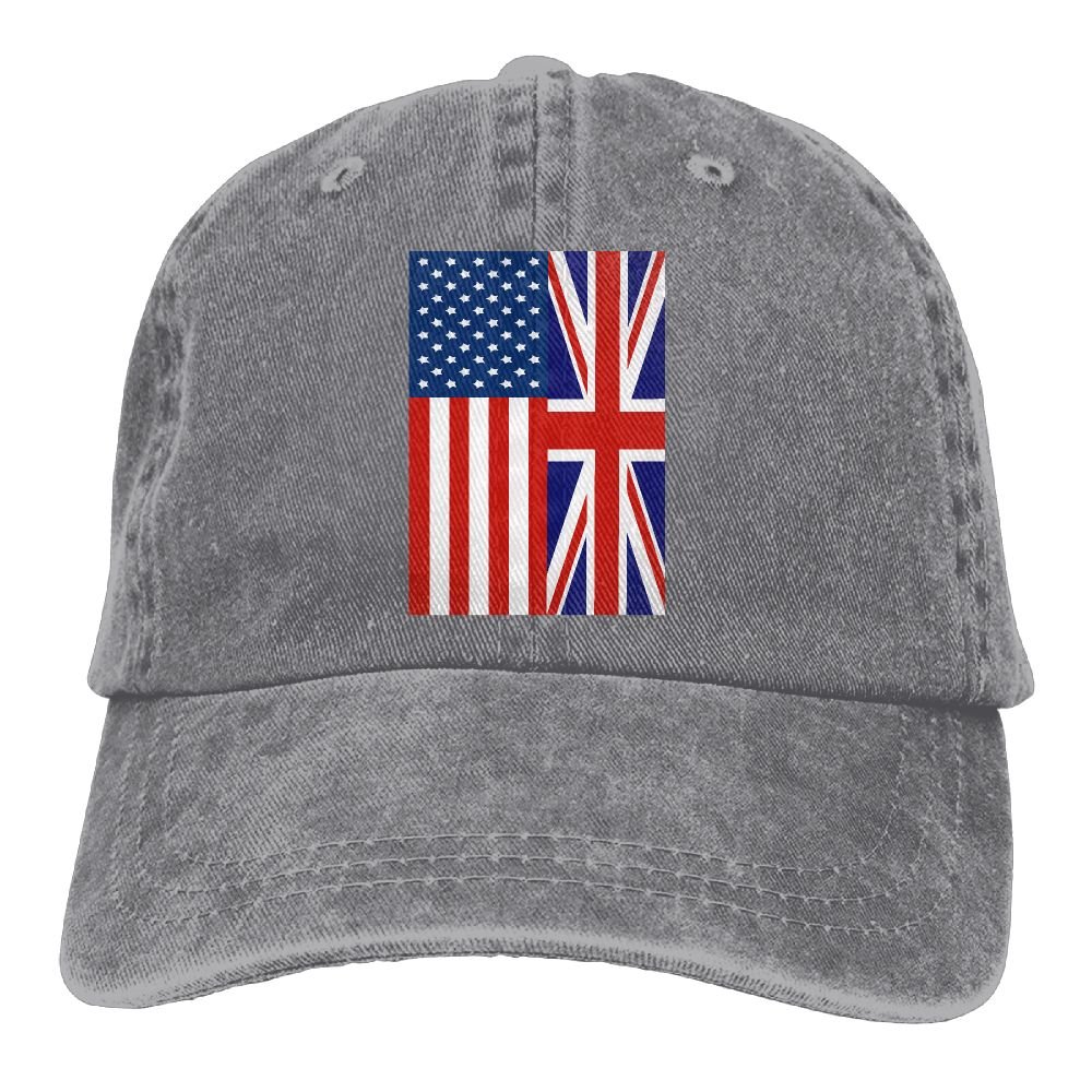 British American Flag Baseball Cap - Adjustable Unisex Golf Hat for Men & Women | Perfect for Golf, Outdoor Sports, and Casual Wear