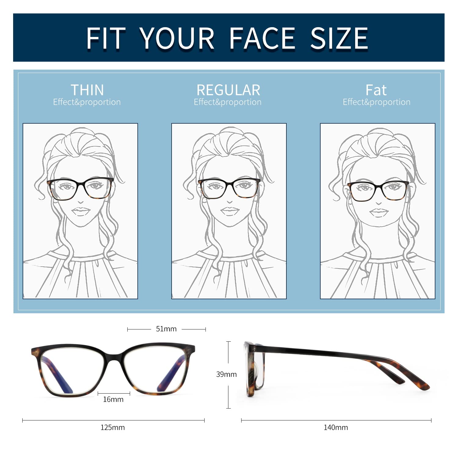 BLUEMOKY Blue Light Blocking Glasses for Women - 3 Pack Fashion Cat Eye Computer Glasses with Reading Magnification | Reduce Eye Strain for Office Work, Screen Time & Reading