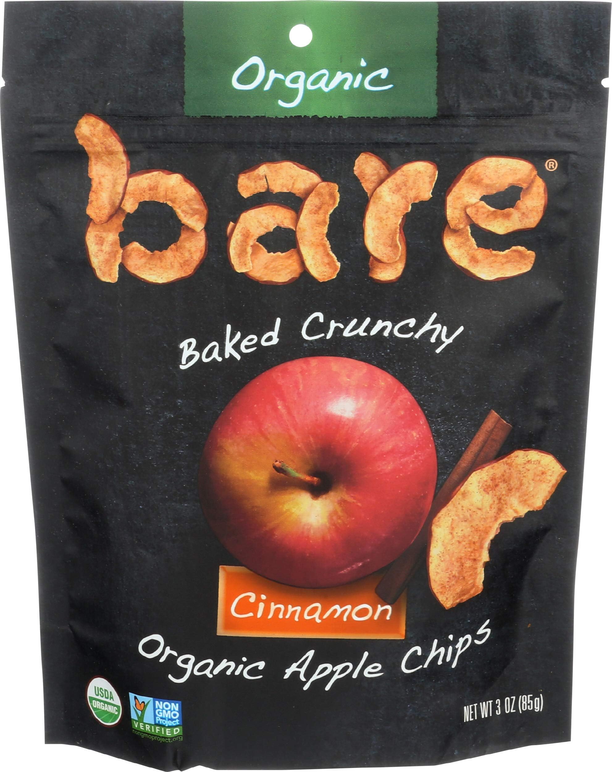 Organic Cinnamon Apple Fruit Snacks - 3 Ounce, Gluten-Free & Vegan - Healthy Snack for Kids Lunch Box, Office, and On-The-Go