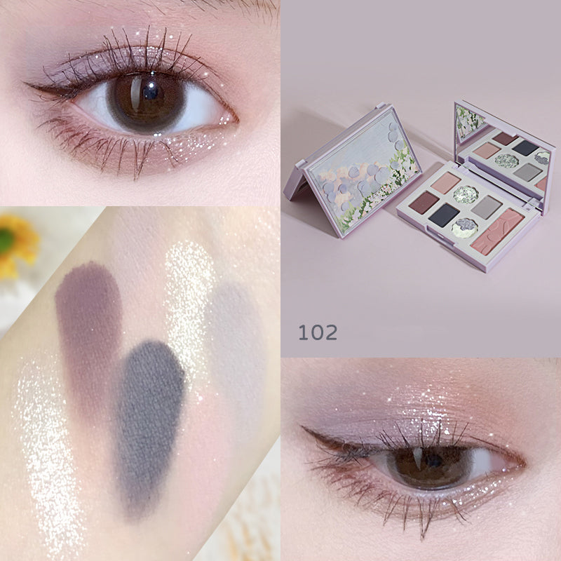 Shedella Romantic Petals Eyeshadow Palette - 12 Highly Pigmented Matte & Shimmer Shades for Day & Night Makeup Looks | Perfect for Date Night, Parties & Special Occasions