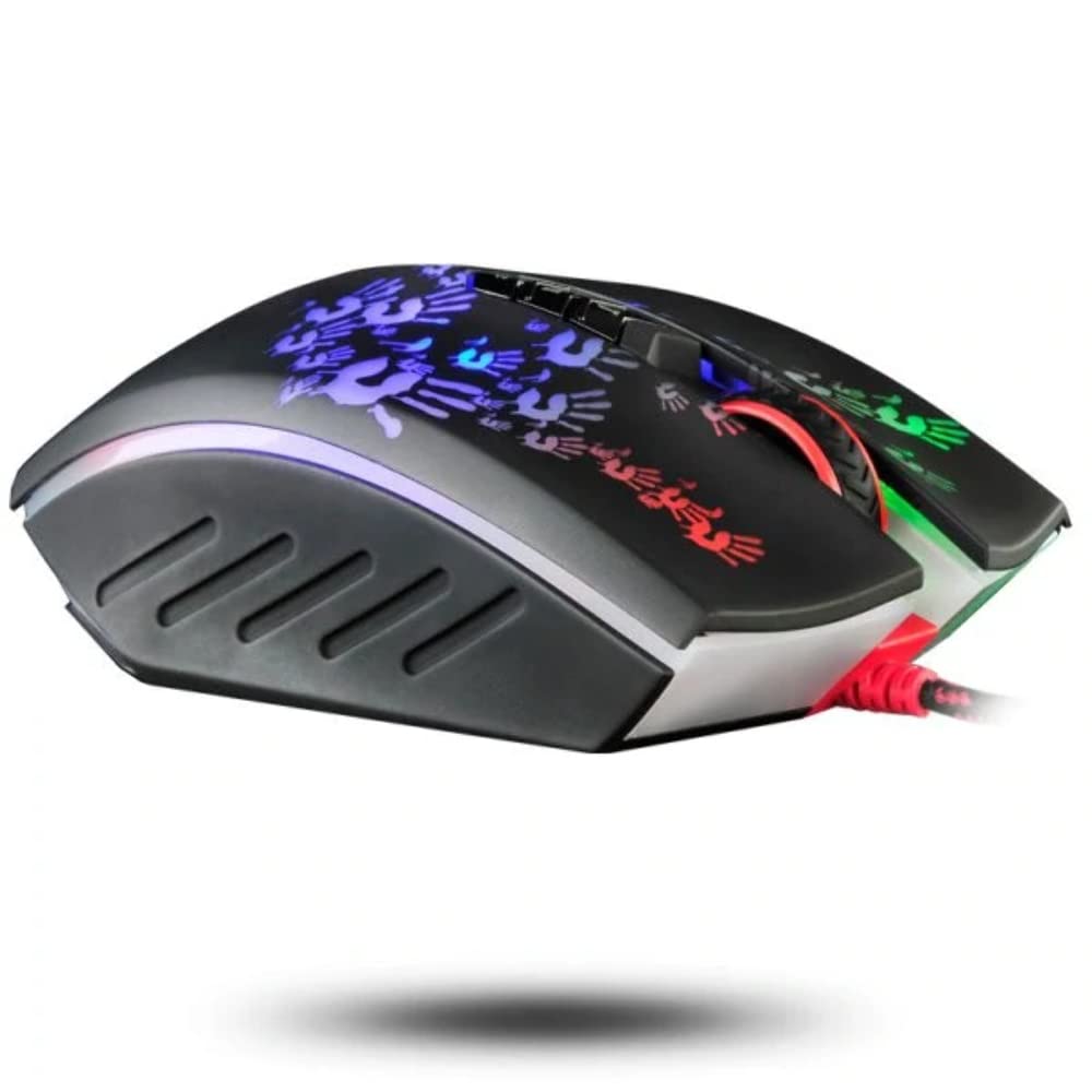 A4 Tech Bloody Blazing A60 Gaming Mouse with Scroll Wheel for PC & Mac - High Precision 2-Way Gaming Mouse for FPS, MMO & Office Work