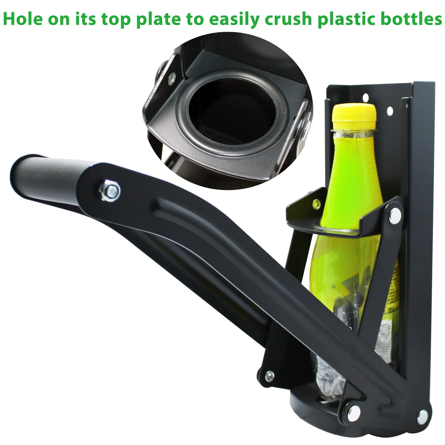 Wall Mounted 16oz Can Crusher for Soda & Beer Cans - Easy Recycling at Home