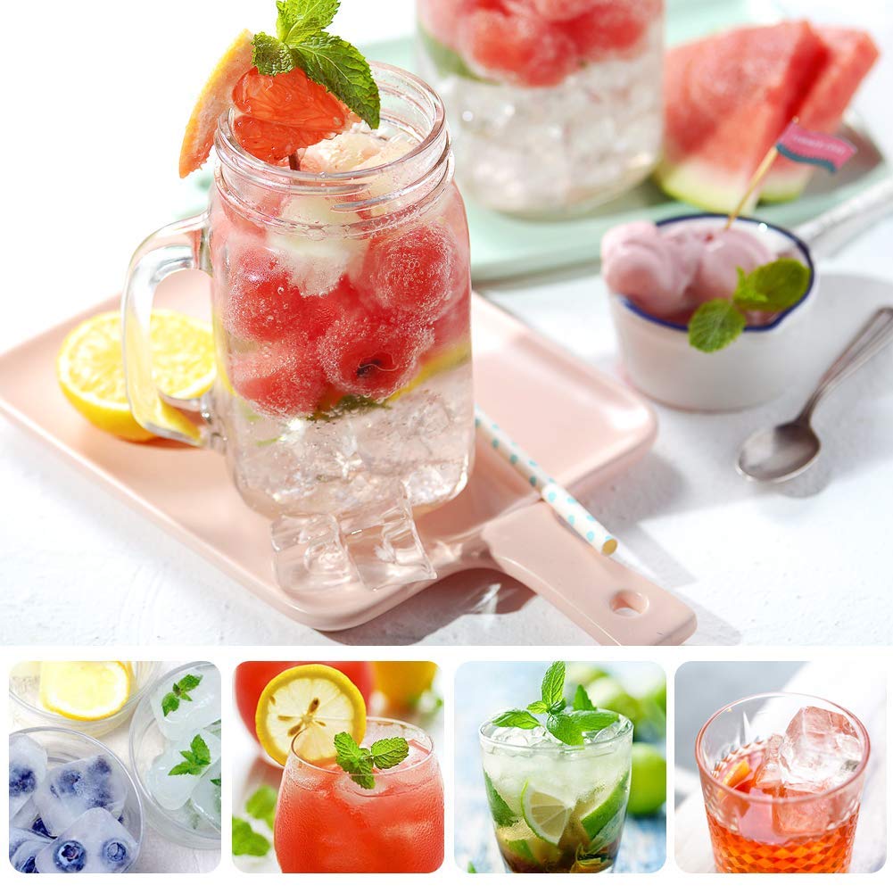 3 Pack Silicone Ice Cube Trays - BPA Free, Flexible & Easy Release Ice Cube Molds (1.2 Inch) for Cocktails, Whiskey, Juice & Baby Food - Stackable Freezer Trays for Home Bars, Parties & Everyday Use