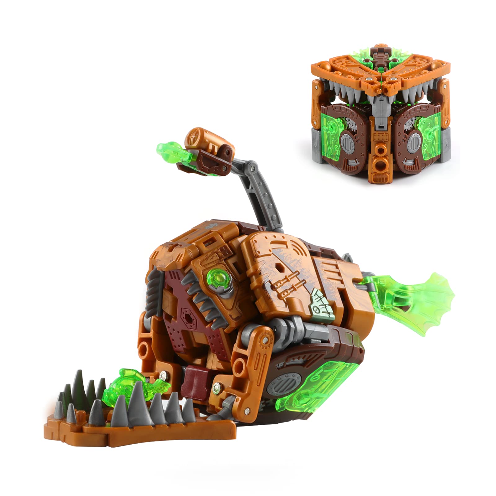 52TOYS BEASTBOX Series BB-42 RUSTYPIECE Transforming Robot Toy - Fish to Robot Action Figure for Kids Ages 8+ | STEM Educational Gift for Boys | Perfect for Playtime, Collecting & Display