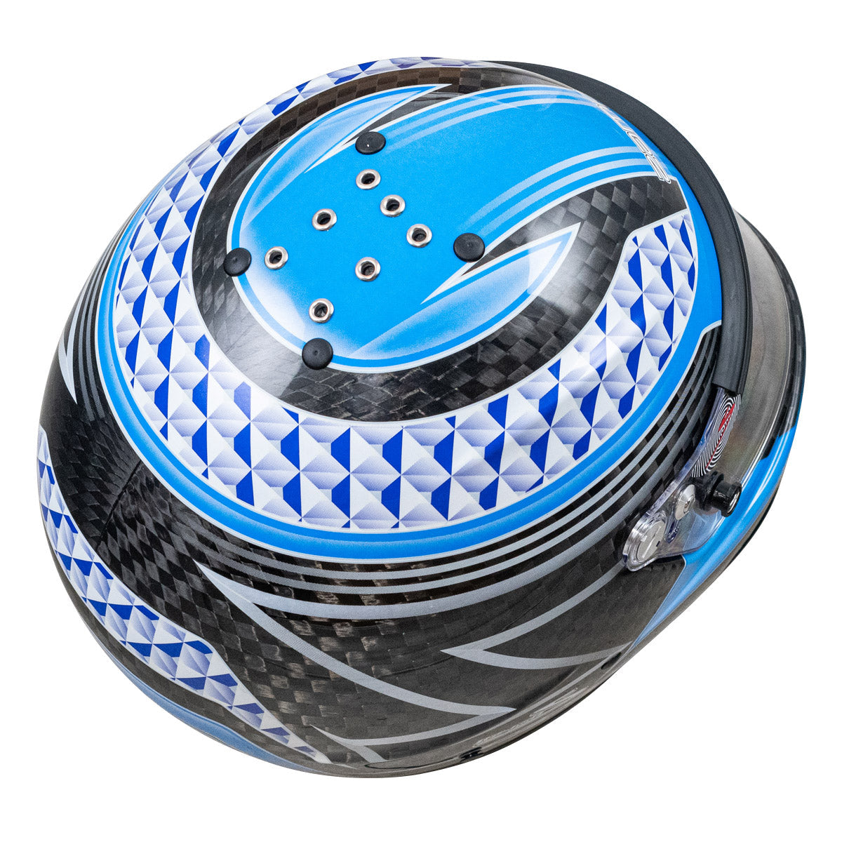 Zamp RZ 65D Graphic Carbon Fiber Dirt Bike Helmet - SA2020 Certified, Lightweight Motocross Racing Helmet for Off-Road & MX Riding - Perfect for Trail, Track & Competition Use