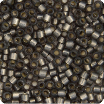 11/0 Delica Bead #0631 S/L Dark Grey Alabaster Opal 5.2g - Perfect for Jewelry Making, Beading Crafts, and DIY Projects