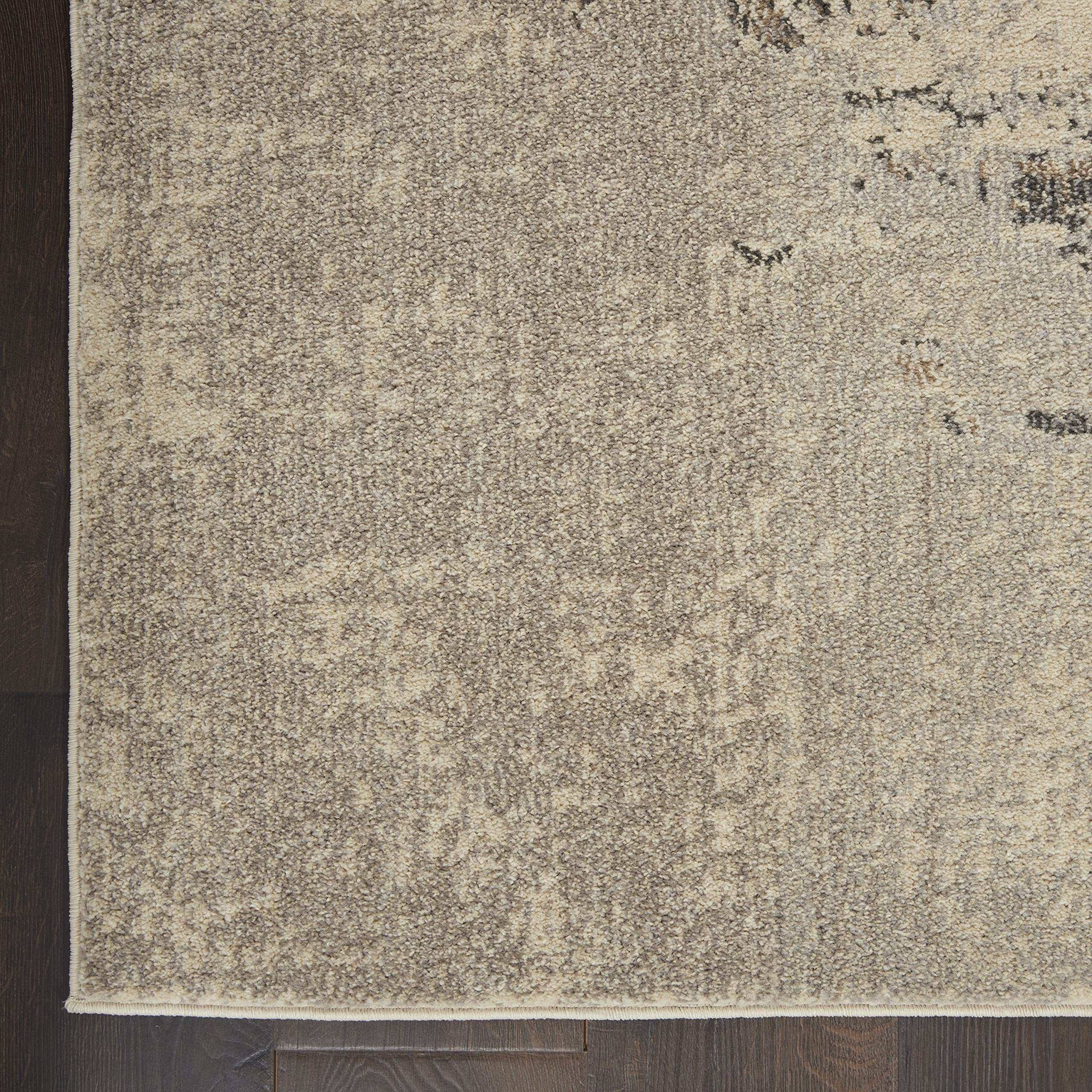 Nourison Celestial Modern Abstract Ivory/Grey 2'2