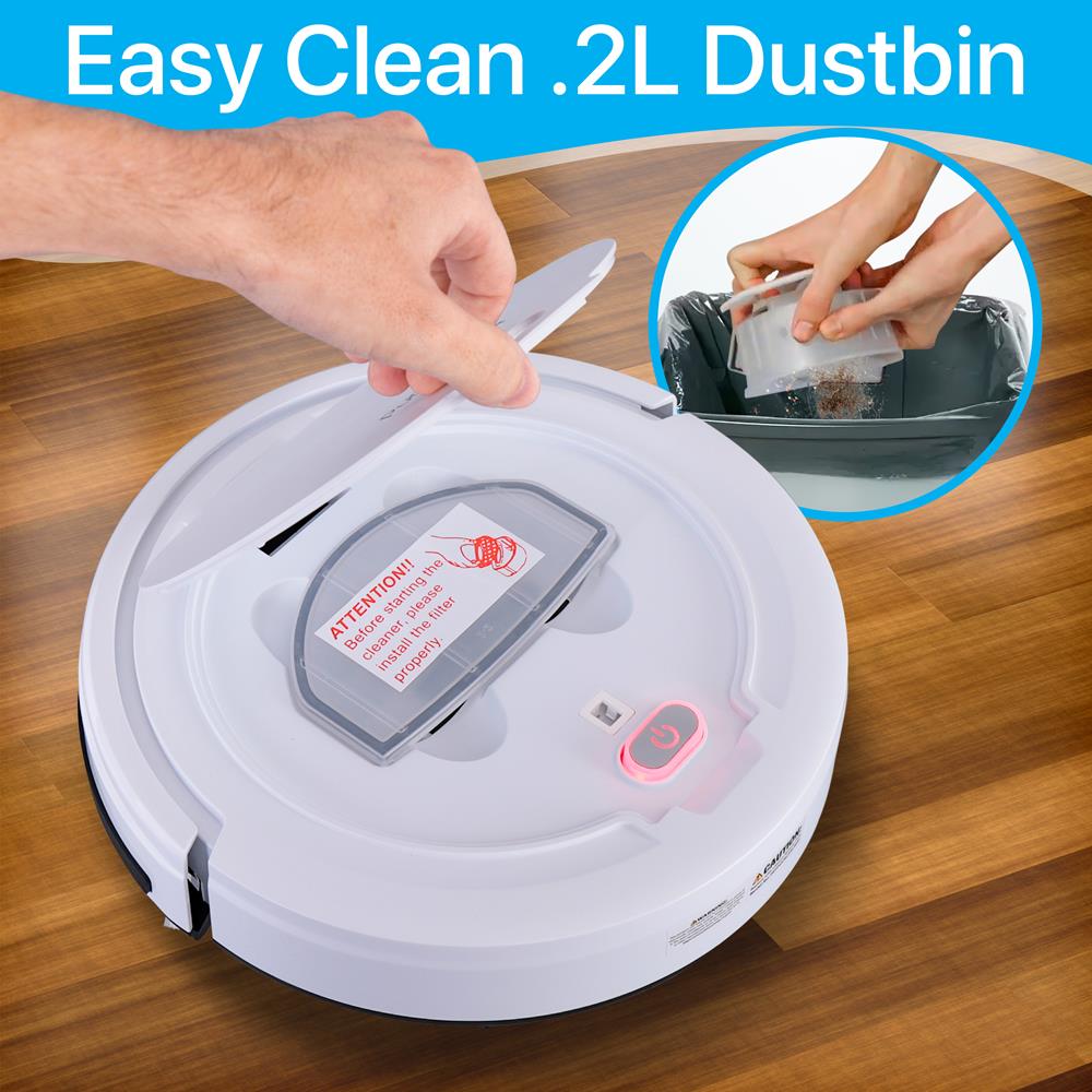 Smart Robot Vacuum Cleaner with WiFi & Alexa - Automatic Self-Charging Robotic Vacuum for Hardwood Floors & Carpets - Perfect for Pet Hair, Dust & Daily Home Cleaning