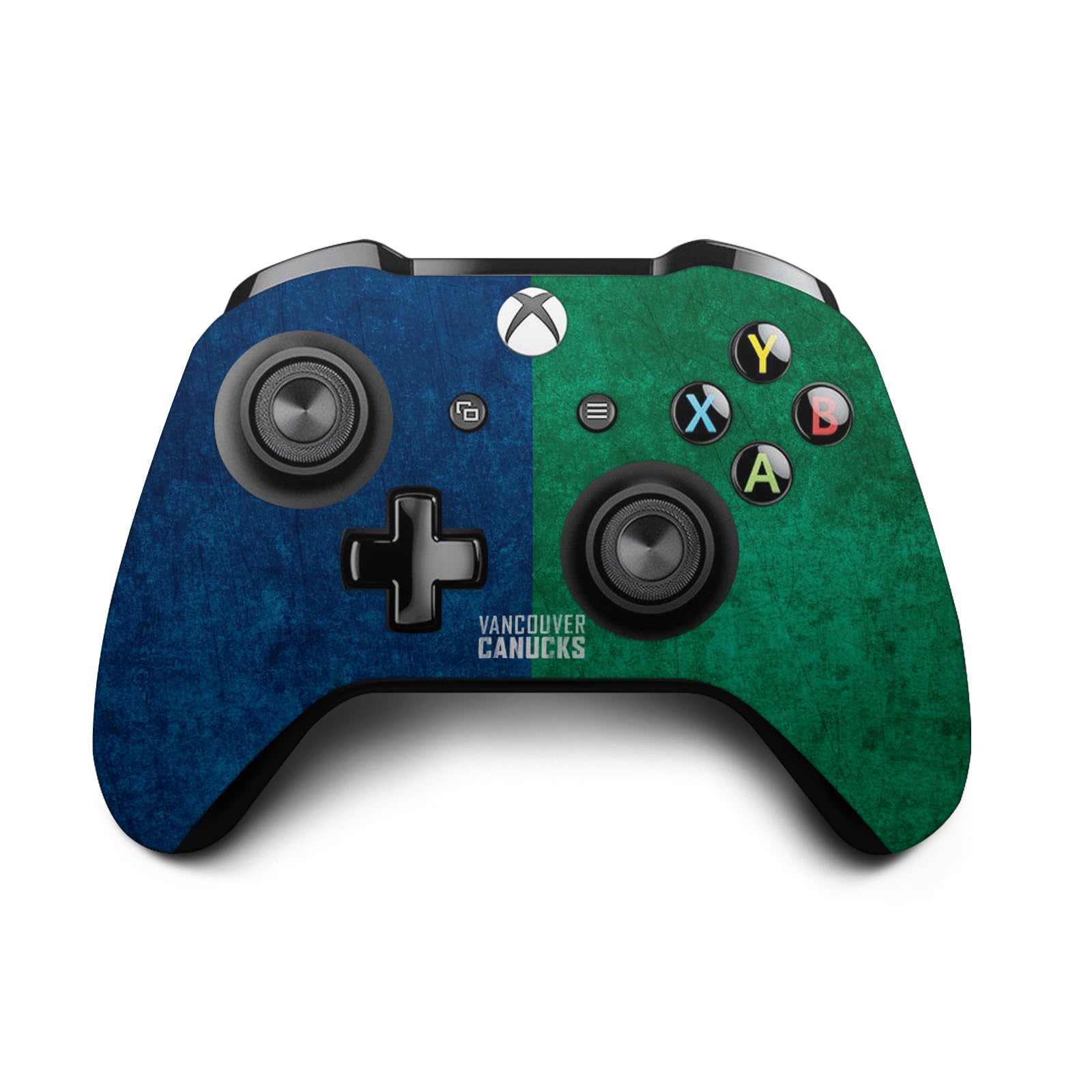 Official NHL Licensed Head Case Designs Vancouver Canucks Distressed Vinyl Skin Sticker Bundle - Compatible with Xbox One S Console & Controller - Perfect for Gamers & Sports Fans Decor