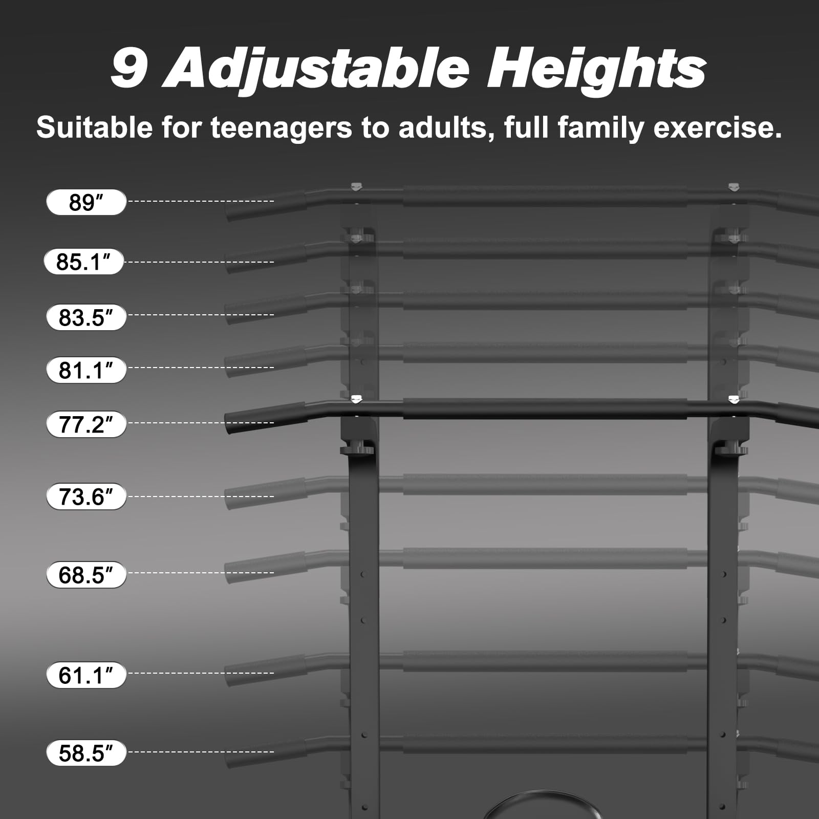 RELIFE Power Tower Pull Up Bar Dip Station - Home Gym Strength Training Equipment for Full Body Workout | Perfect for Home Fitness, Calisthenics & Muscle Building