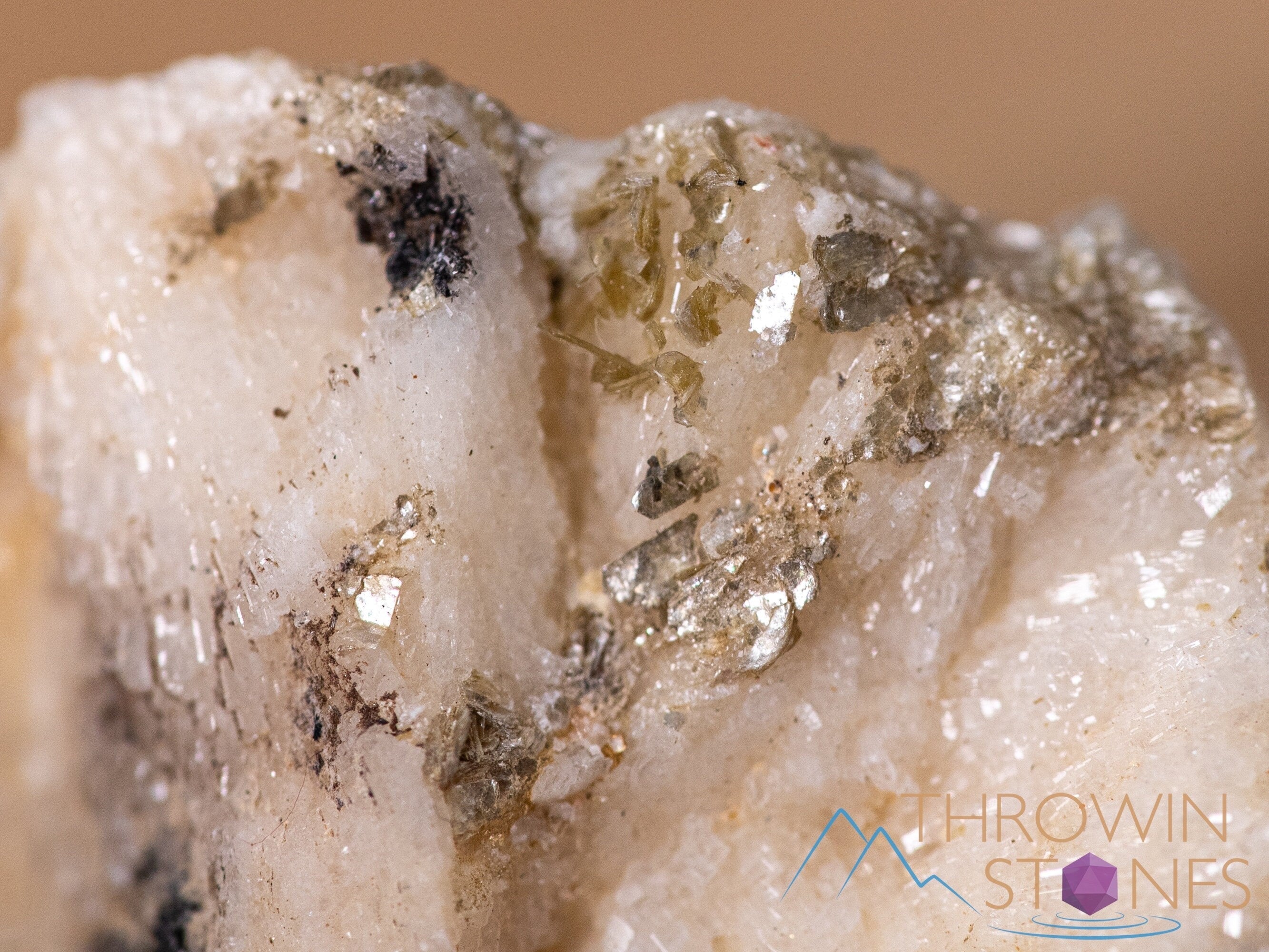 Natural Cassiterite on Albite Raw Crystal Cluster - Unique Mineral Specimen for Home Decor, Housewarming Gift & Healing Stones | Perfect for Meditation, Feng Shui & Crystal Collections