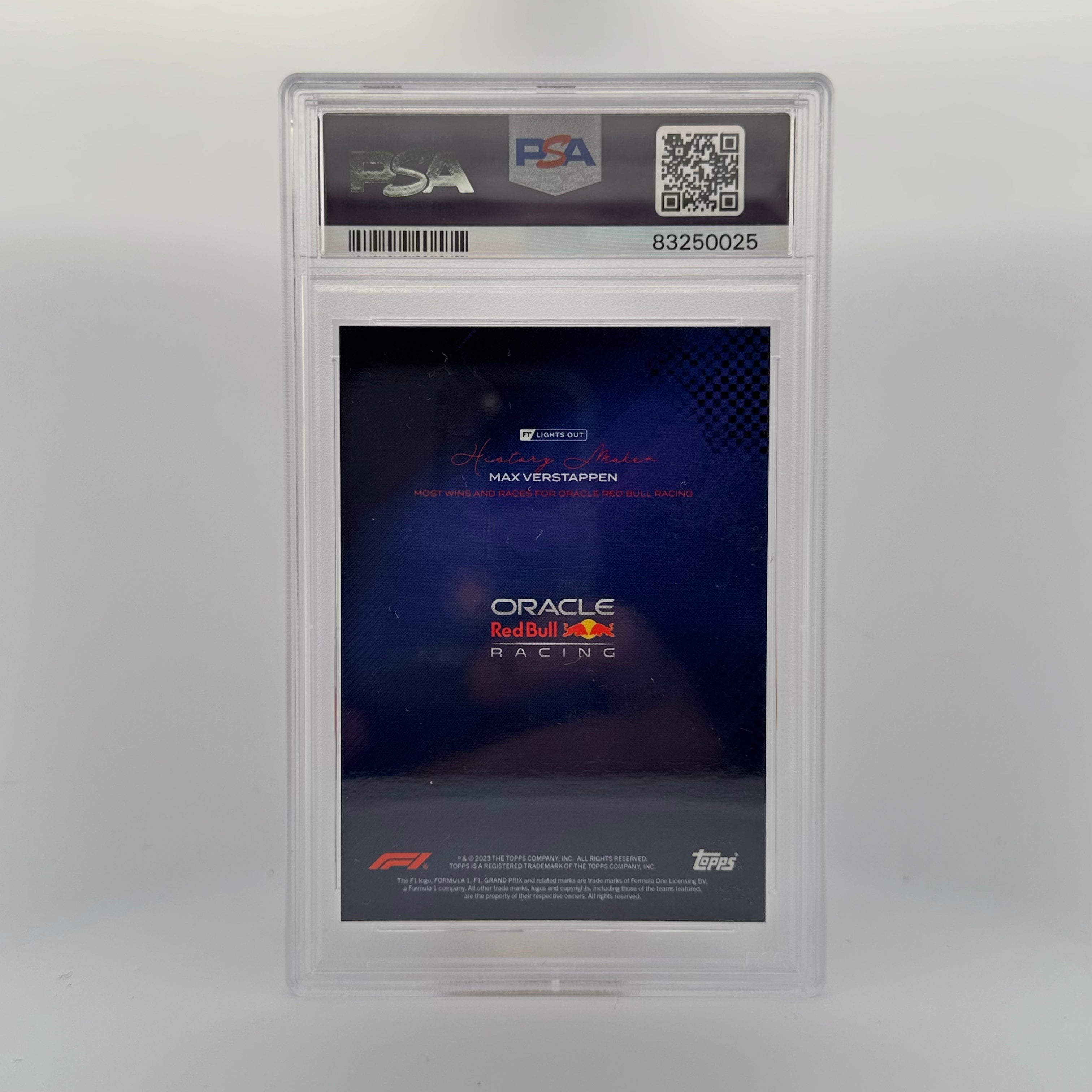 PSA 8 Graded 2004 Max Verstappen 