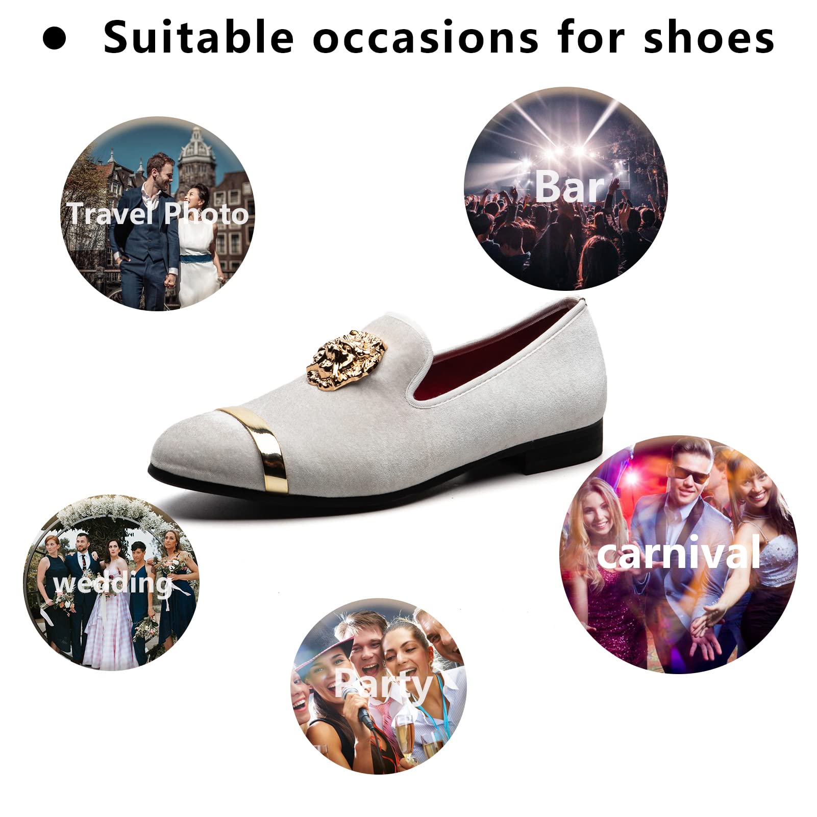 Meijiana Men's Classic Luxury Loafers - Premium Leather Dress Shoes for Wedding, Business & Formal Occasions