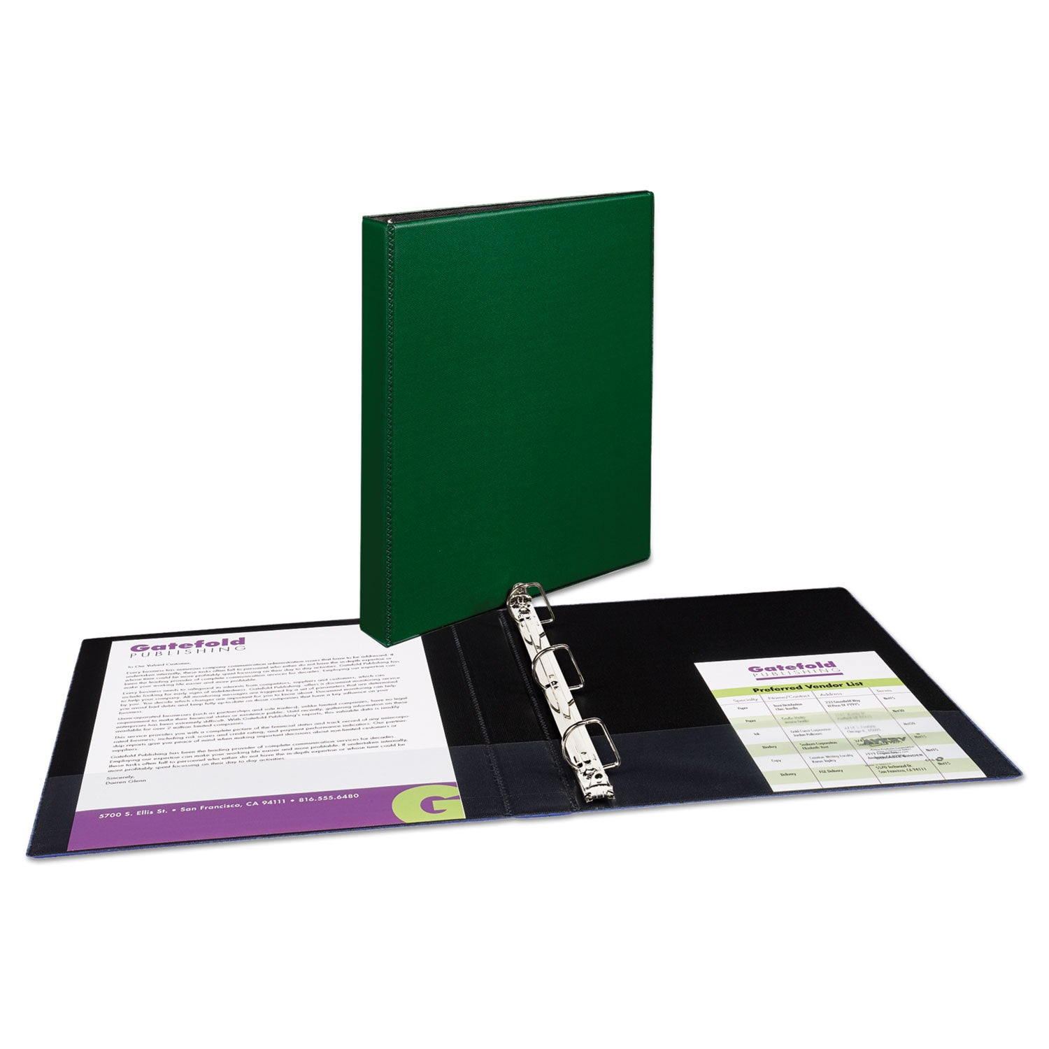 Avery® Durable 3-Ring Binder with DuraHinge™ & Slant Rings - 1