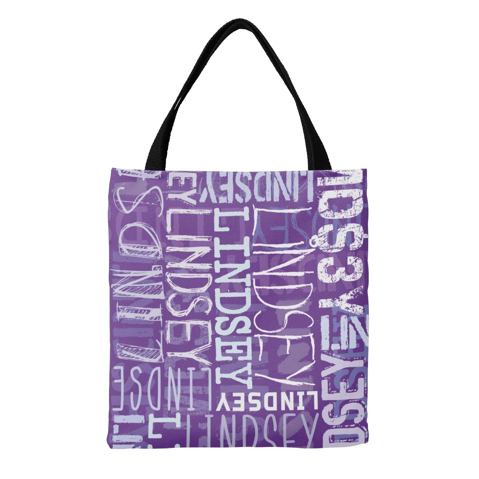 Custom Personalized Canvas Tote Bags for Women & Kids - Reusable Eco-Friendly Shoulder Bag for Shopping, Work, School & Market - Great for Groceries, Beach Trips & Daily Use