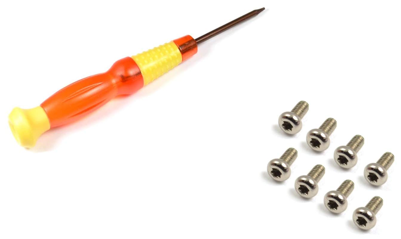 Zotech Replacement 8 Headset Screws + Screwdriver Kit for Monster Beats by Dr. Dre Studio/Studio 2.0/Wireless Headphones - Repair Tool for Headband Fixing & Maintenance (Perfect for DIY Headphone Repairs at Home)