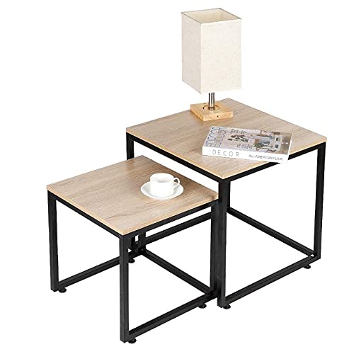 Modern Nordic Square Coffee Table - Light Luxury Living Room & Kitchen Side Table, End Table for Cafe, Tea, and Home Decor