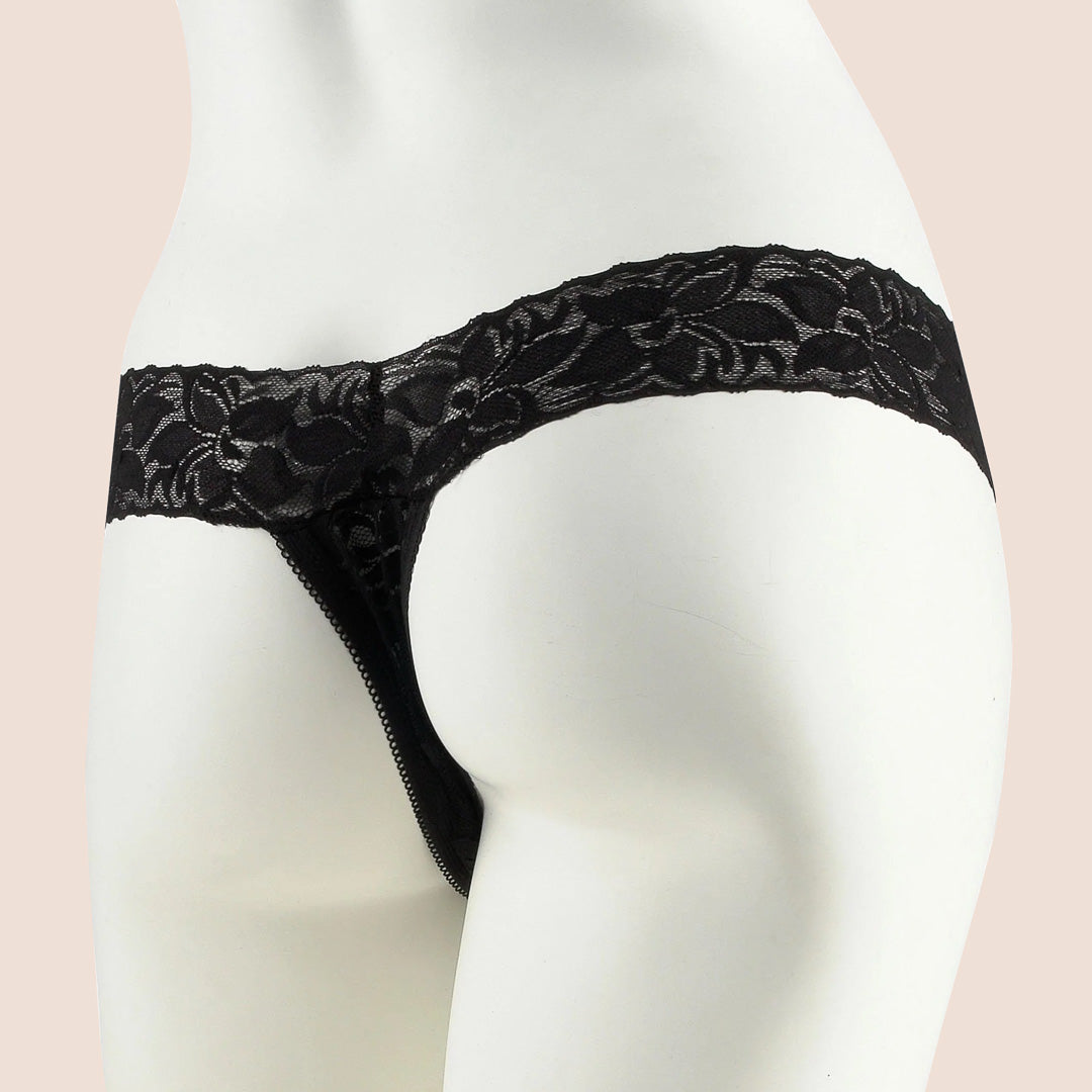 Fetish Fantasy Remote Control Vibrating Panties - Low Rise Thong for Women (Waist Sizes 24-34) | Wireless Lingerie for Couples Play, Adult Toys & Sensual Surprises