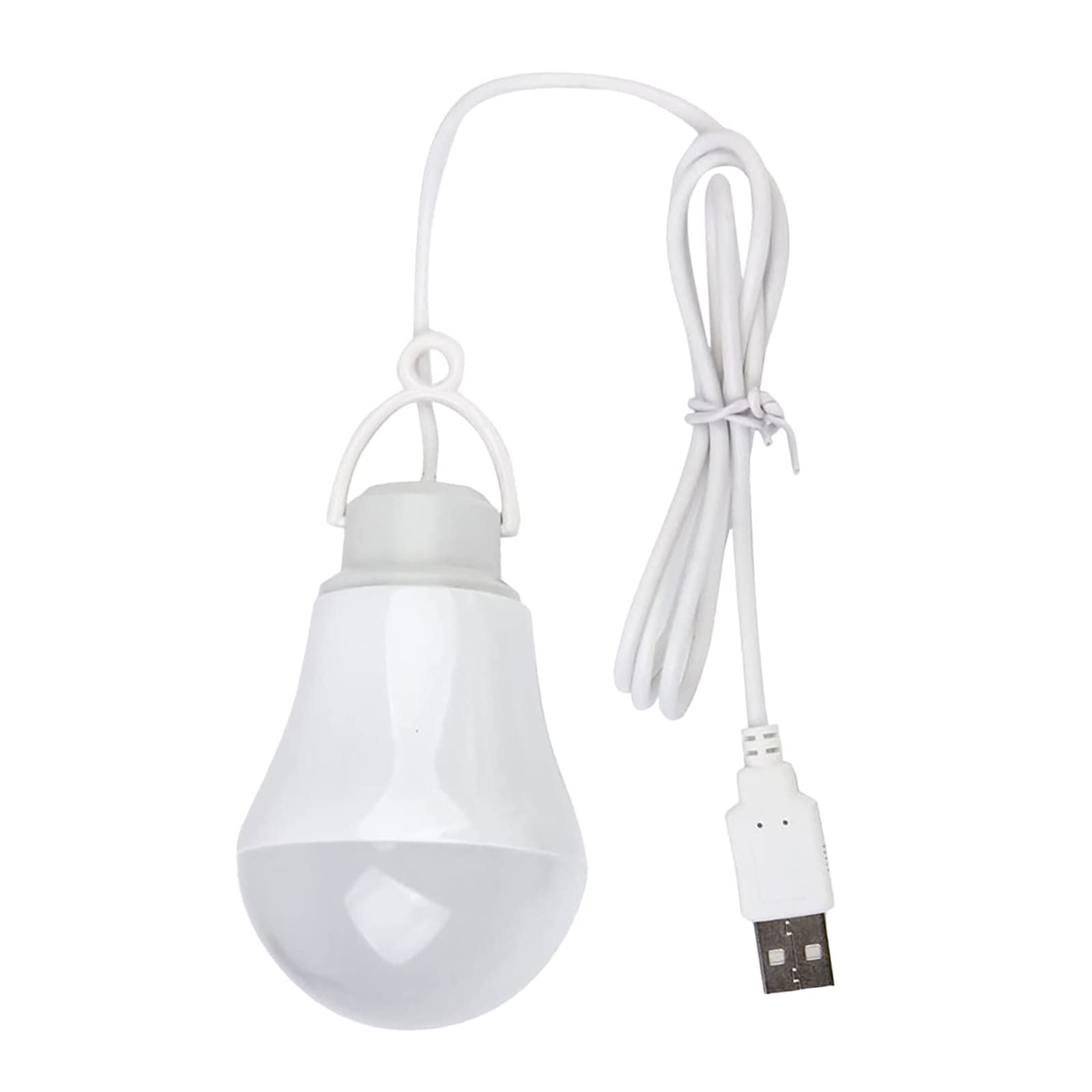 3W USB LED Light Bulb - Outdoor Portable DC White Light, 5V Powered Pink LED Lamp for Patio, Garden & Camping | Home Improvement & Tools (Multicolor, One Size)