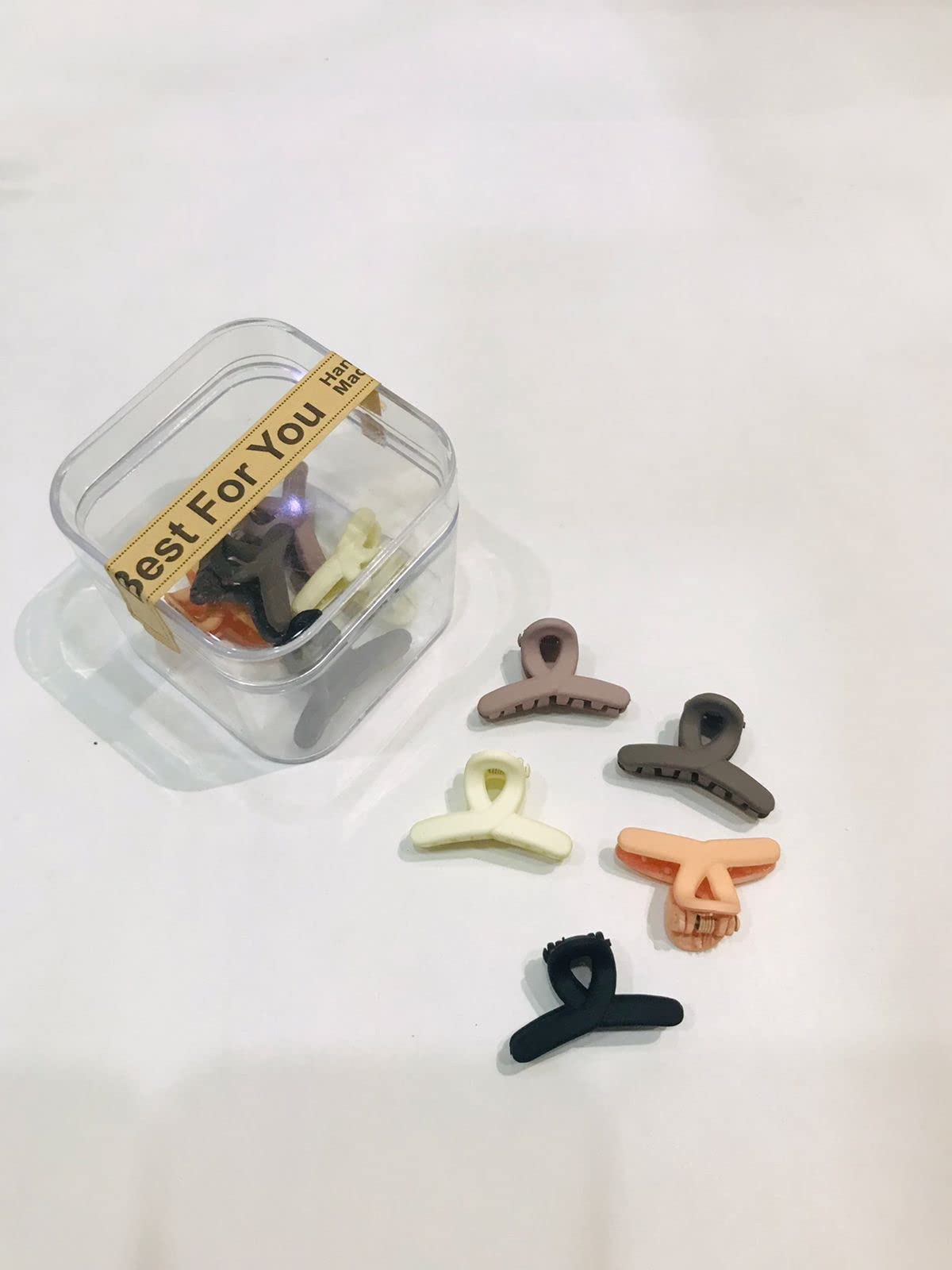 Colorful Baby Hair Clips for Girls - Small Hair Claw Clips Set (10pcs) - Perfect for School, Parties & Daily Styling