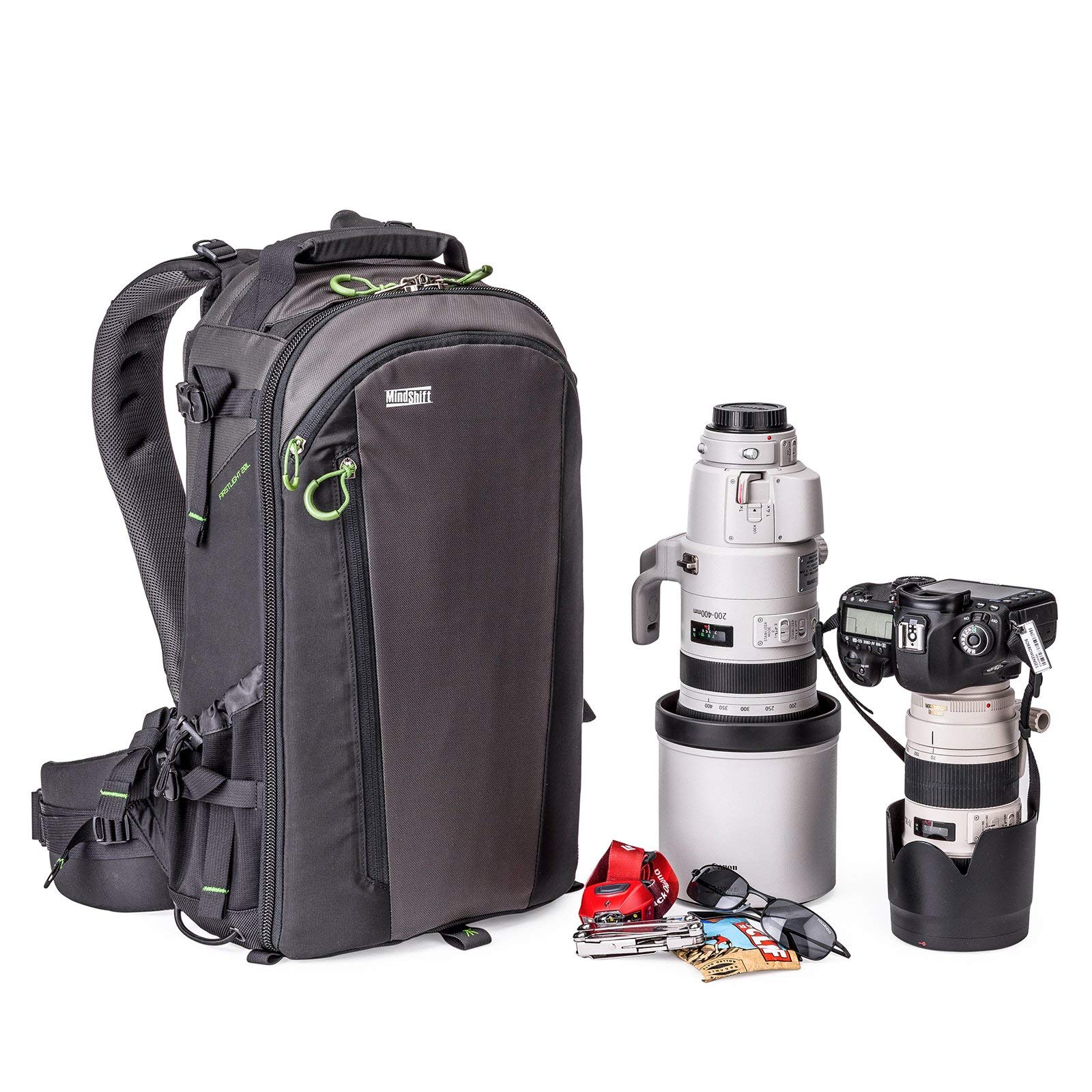 MindShift Gear FirstLight 20L DSLR Camera Backpack for Outdoor Photography - Waterproof Hiking & Travel Backpack (Charcoal) - Perfect for Adventure Travel, Landscape Photography & Daily Commute