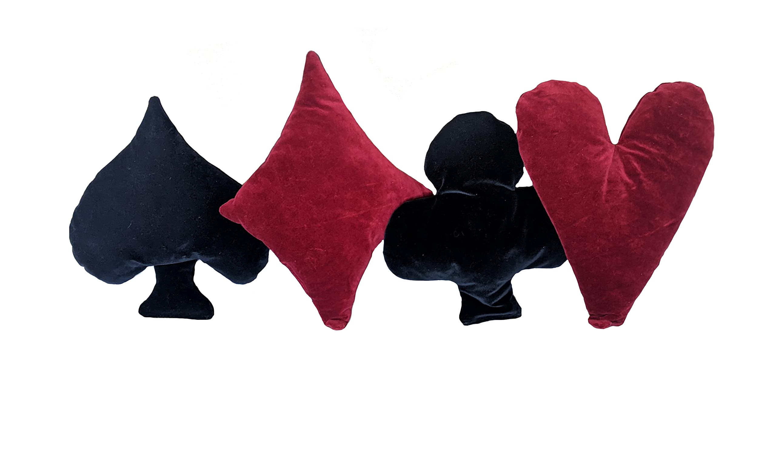 Playing Cards Pillow Set - Unique Throw Pillows for Home Decor, Poker Themed Cushions - Perfect for Living Room, Game Room, or Poker Party Decorations