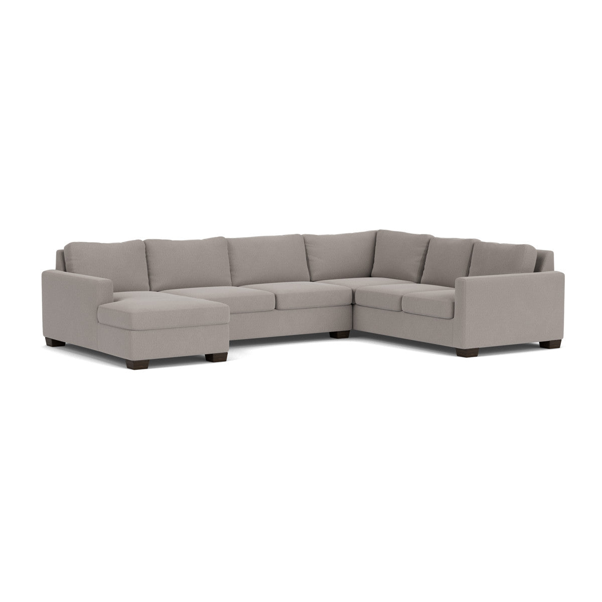 Track 141 Corner Sectional Sofa with Full Sleeper & Left Chaise - Modern L-Shaped Couch for Small Spaces, Living Room, Apartment & Home Theater Comfort