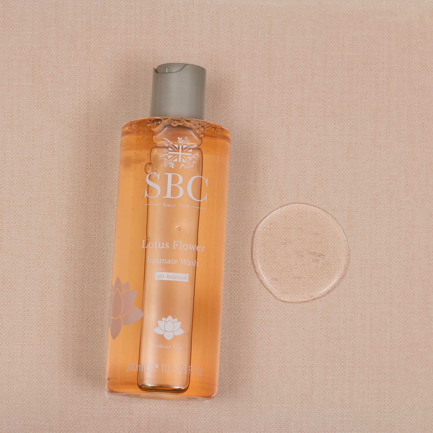 Lotus Flower Intimate Wash for Women - 300ml pH Balanced Feminine Hygiene Wash | Menopause & Dryness Relief | Soap-Free, Vegan, Gentle Cleanser for Sensitive Skin | Perfect for Daily Use & Post-Workout Refreshment