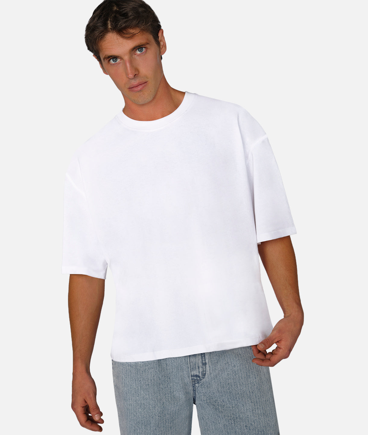 The Arnie Tee - Premium White Cotton T-Shirt for Men | Comfortable Casual Wear for Gym, Workout & Everyday Outfits